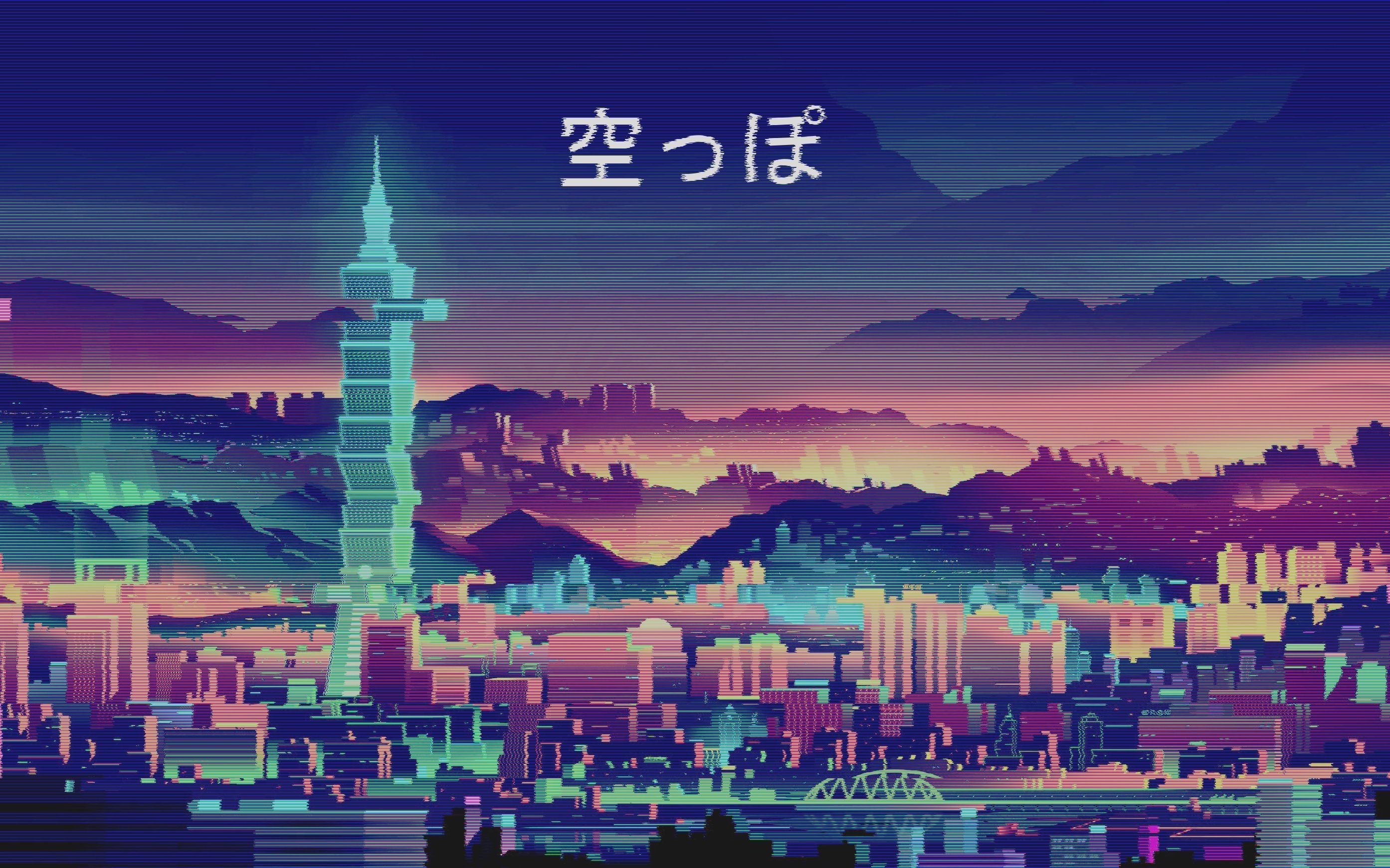 2790x1750 Vaporwave Background 4k, Desktop