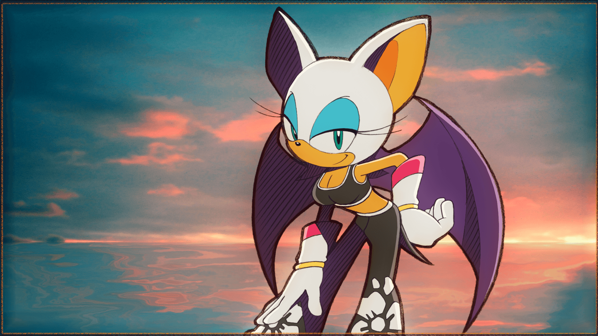 1920x1080 Rouge The Bat [12] By Light Rock, Desktop