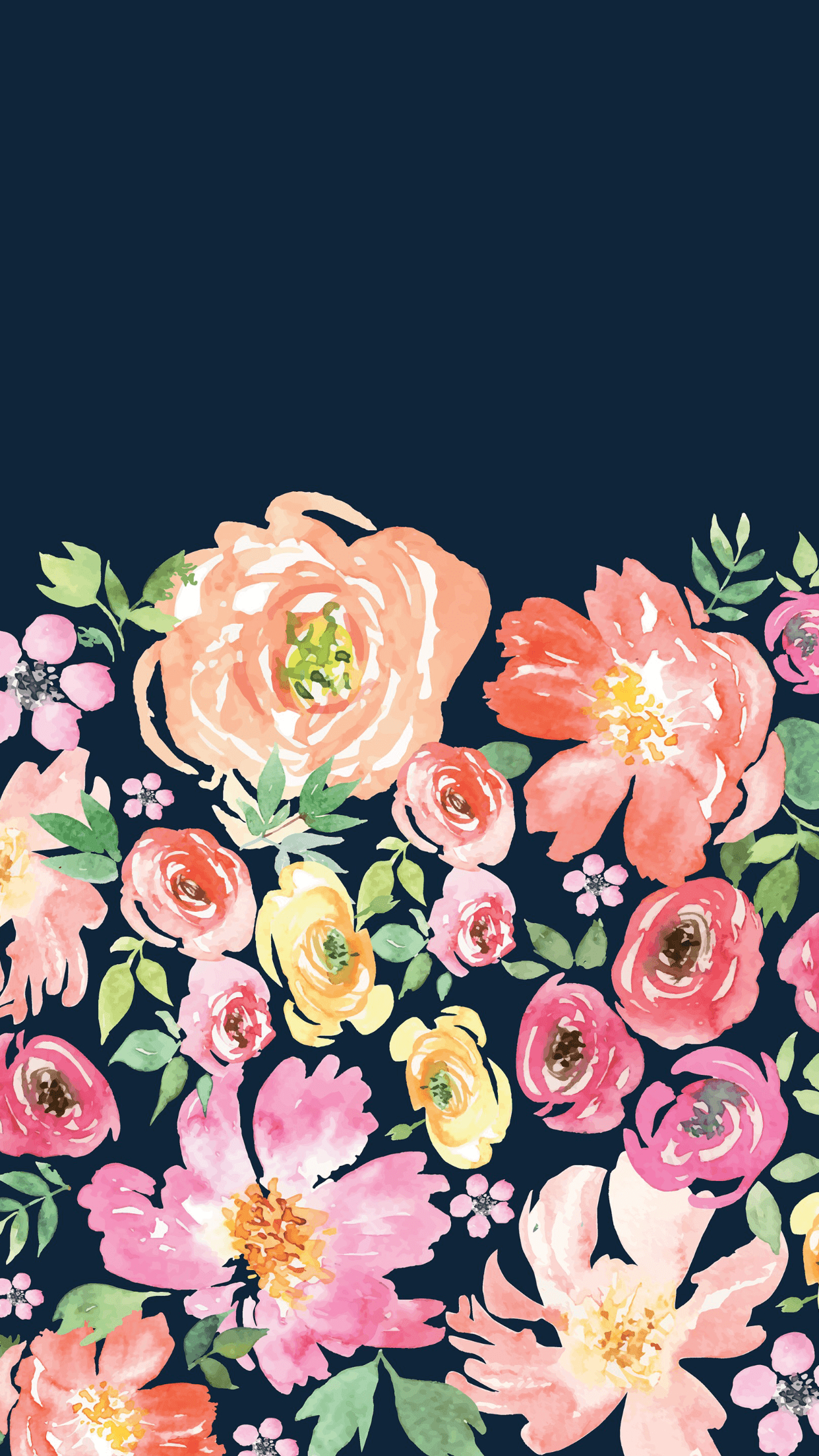 1250x2210 Floral iPhone Wallpaper Free Floral iPhone Background, Phone