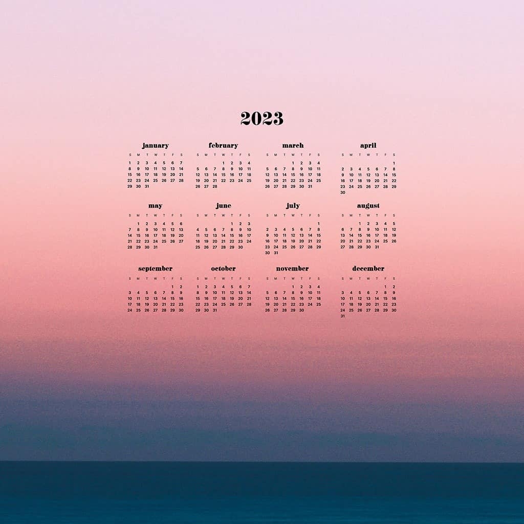 1030x1030 free 2023 calendar wallpaper Archives, Phone