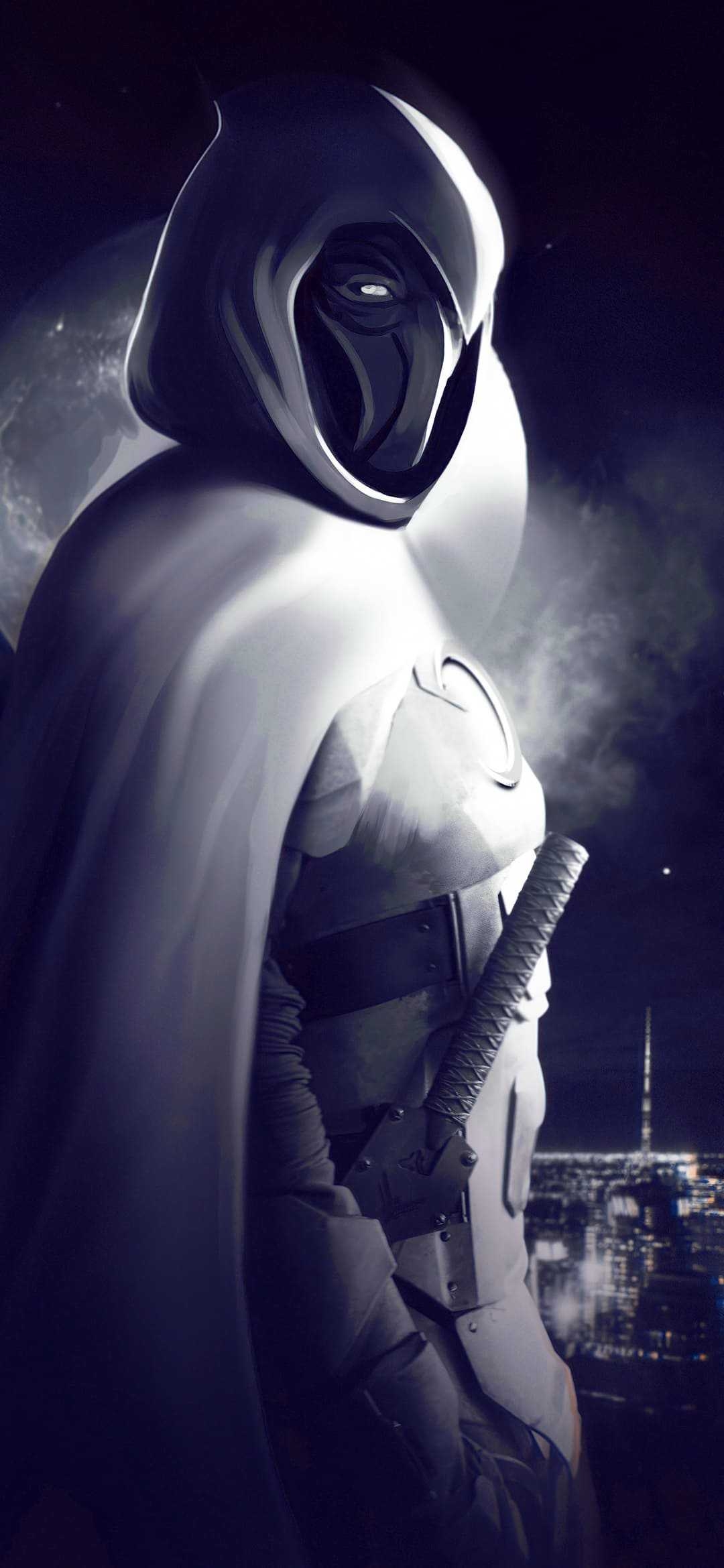 1080x2340 Moon Knight Wallpaper, Phone