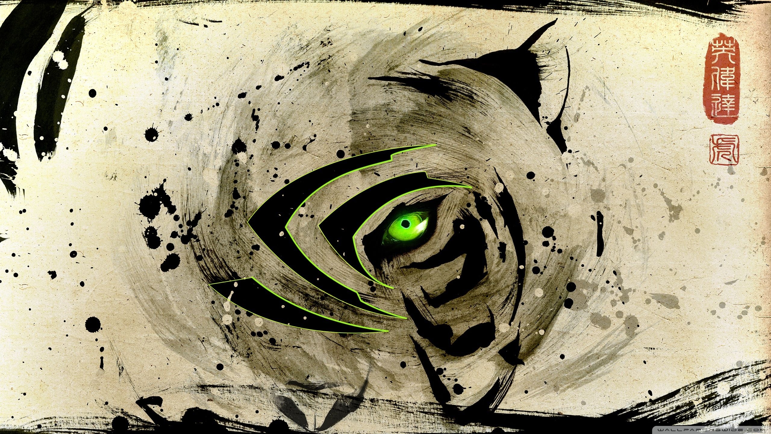 2560x1440 Year Of The Tiger HD desktop wallpaper, Widescreen, High. Tiger wallpaper, Artwork, Abstract, Desktop