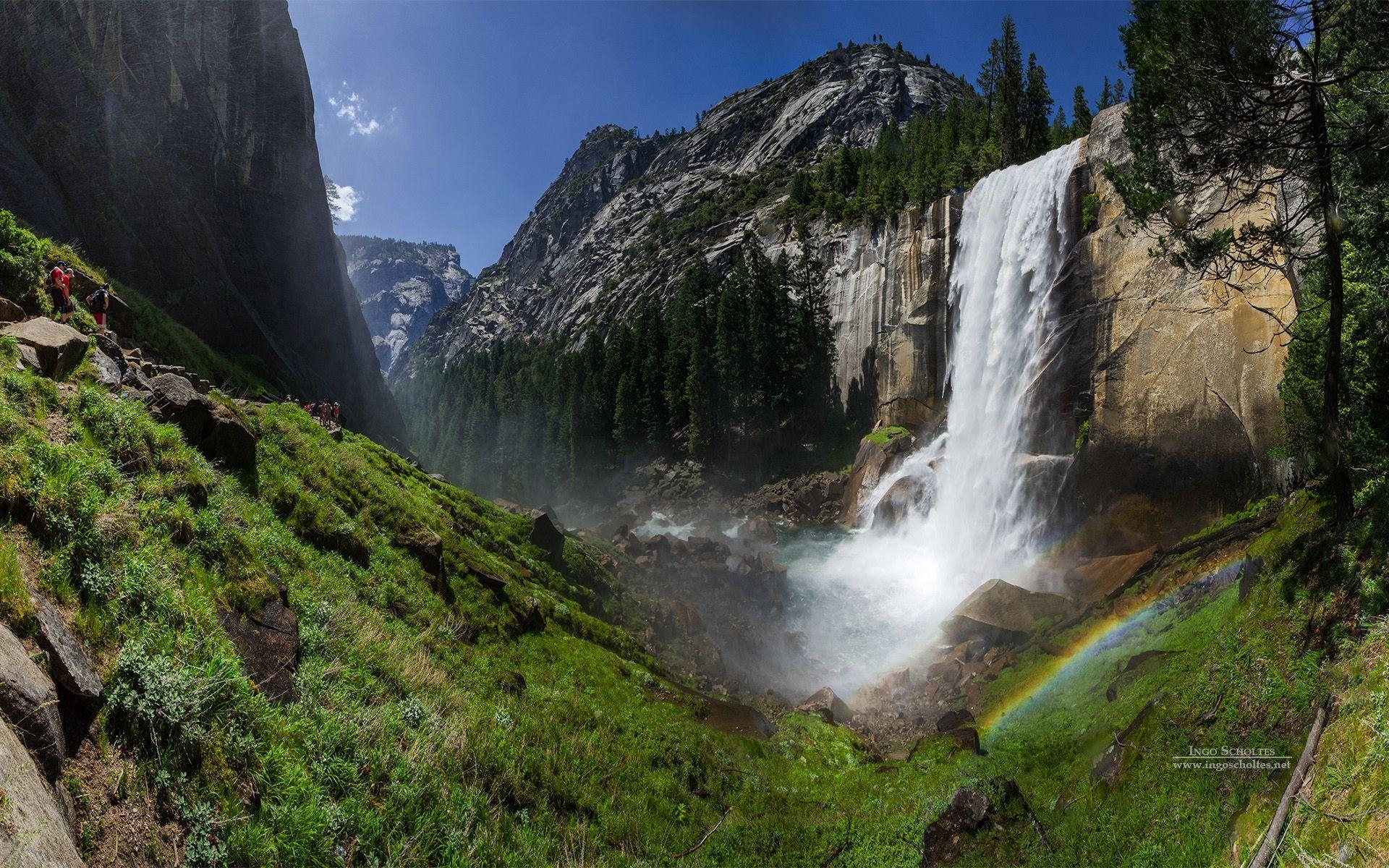 1920x1200 Vernal Fall Yosemite National Park Wallpaper, Desktop