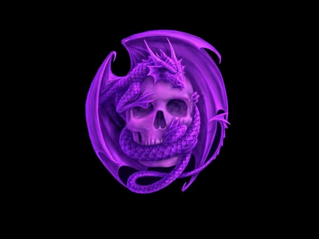 1030x770 Purple Dragon Skull Purple Background Wallpaper. Purple, Desktop