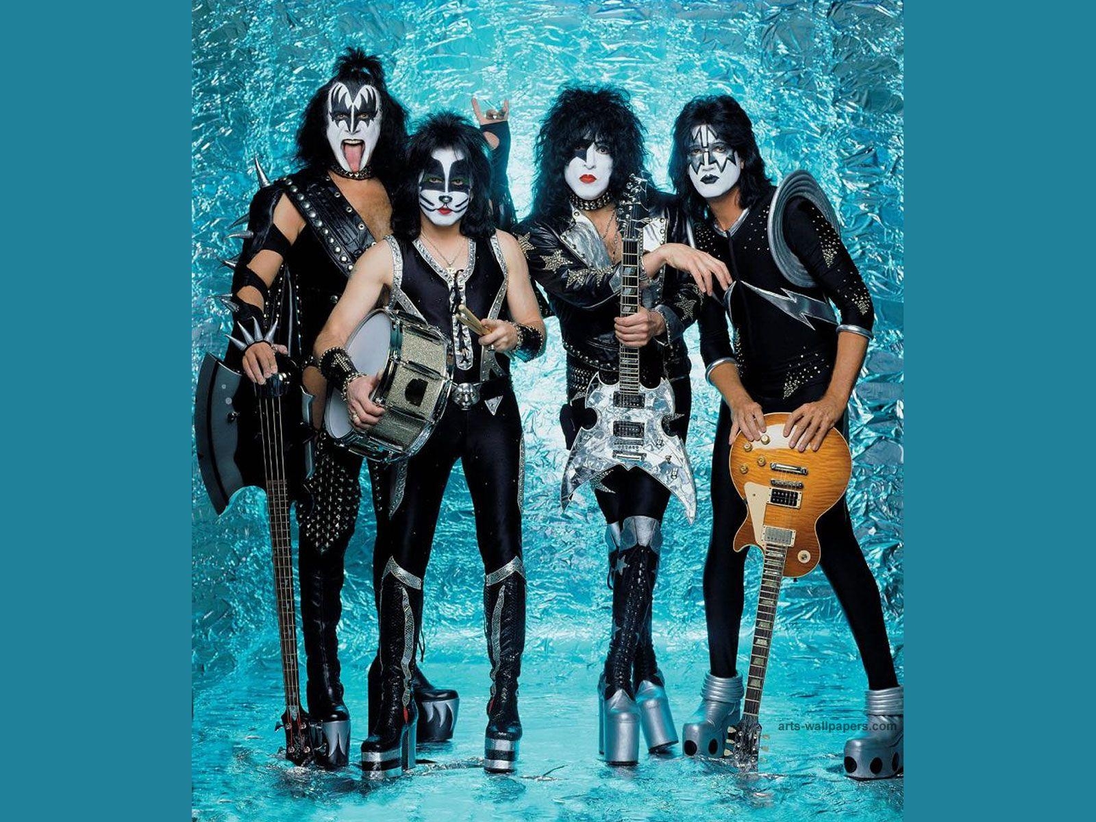 1600x1200 Kiss heavy metal rock bands guitar wallpaperx1200, Desktop