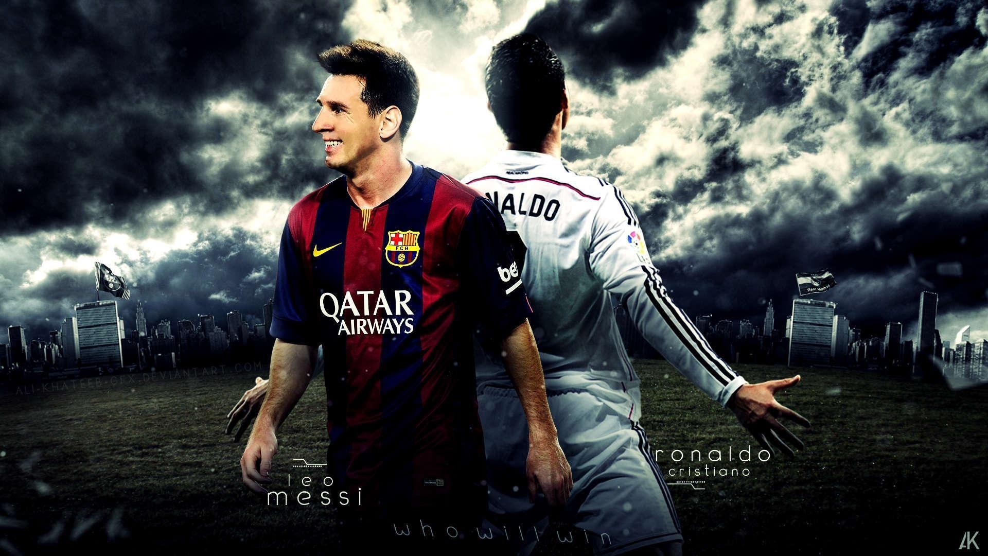 1920x1080 Messi vs Ronaldo Wallpaper 2018 HD, Desktop