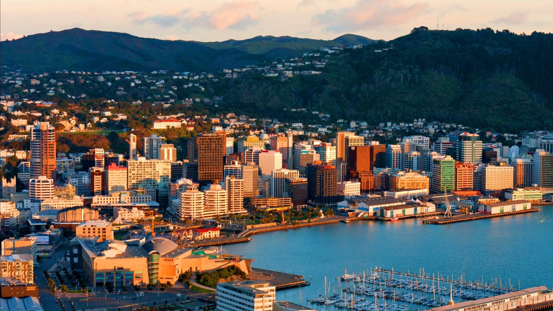 1920x1080 Wellington City New Zealand Wallpaper, Desktop