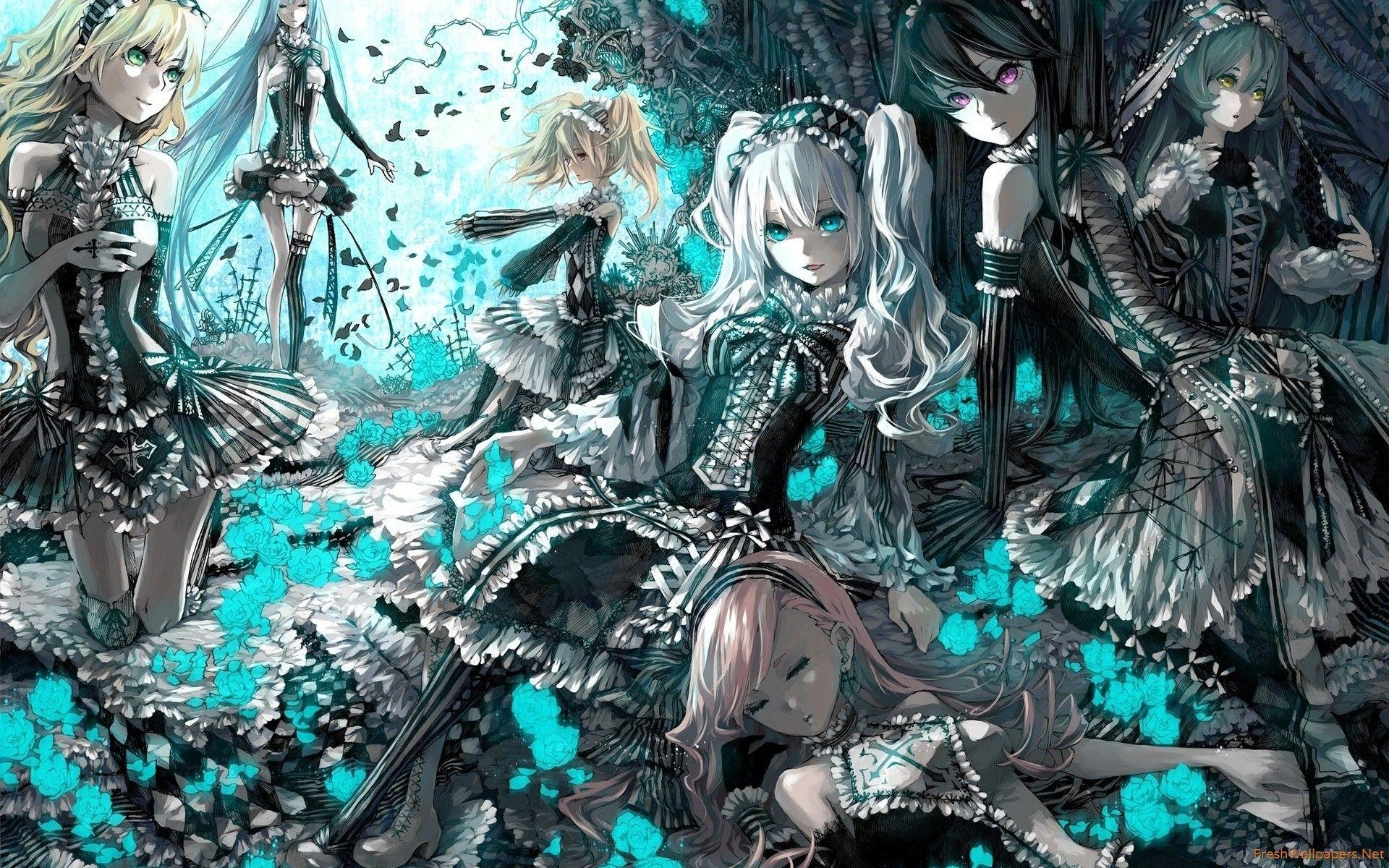 1920x1200 anime gothic girl wallpaper, Desktop