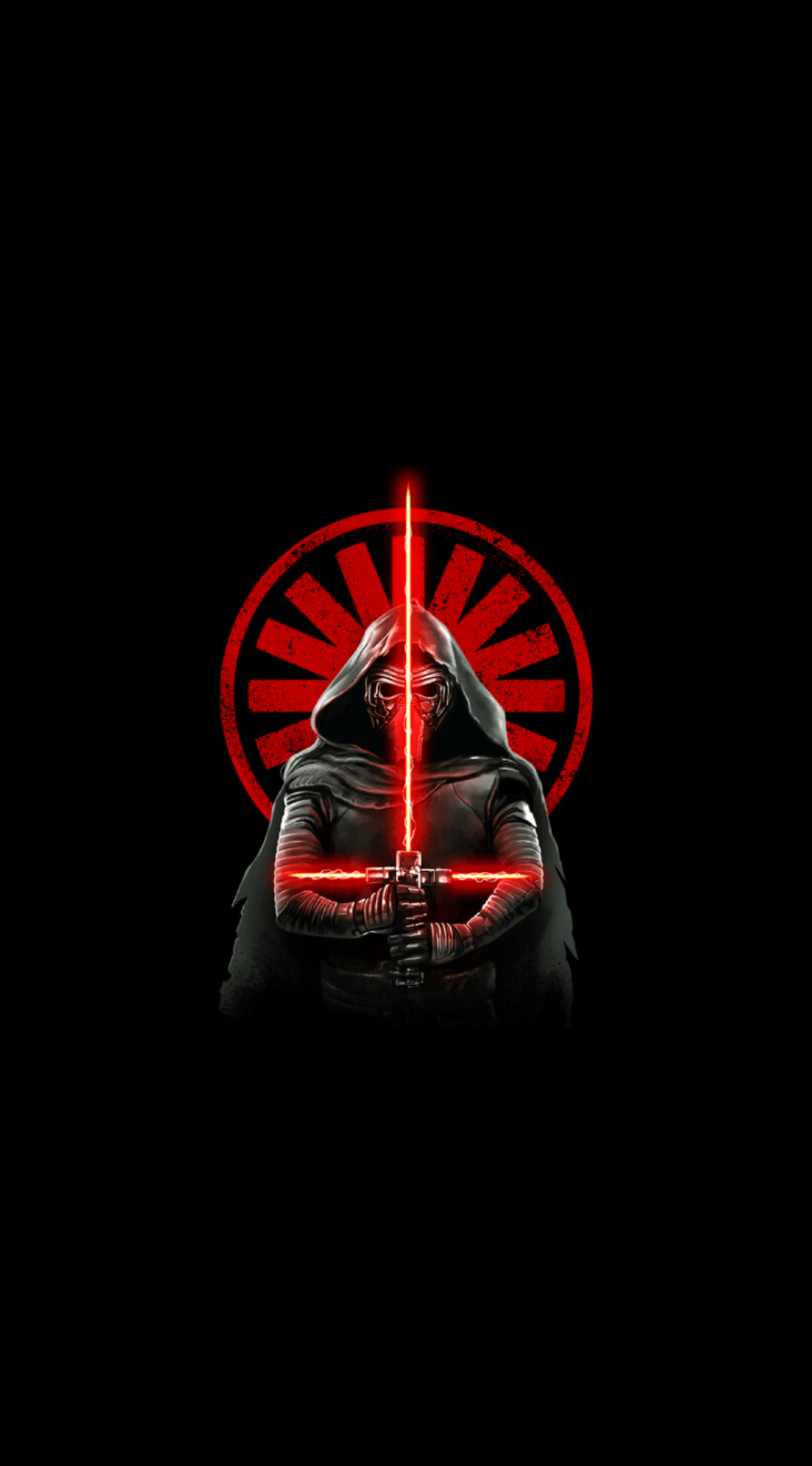 900x1610 Kylo Ren AMOLED Wallpaper, Phone