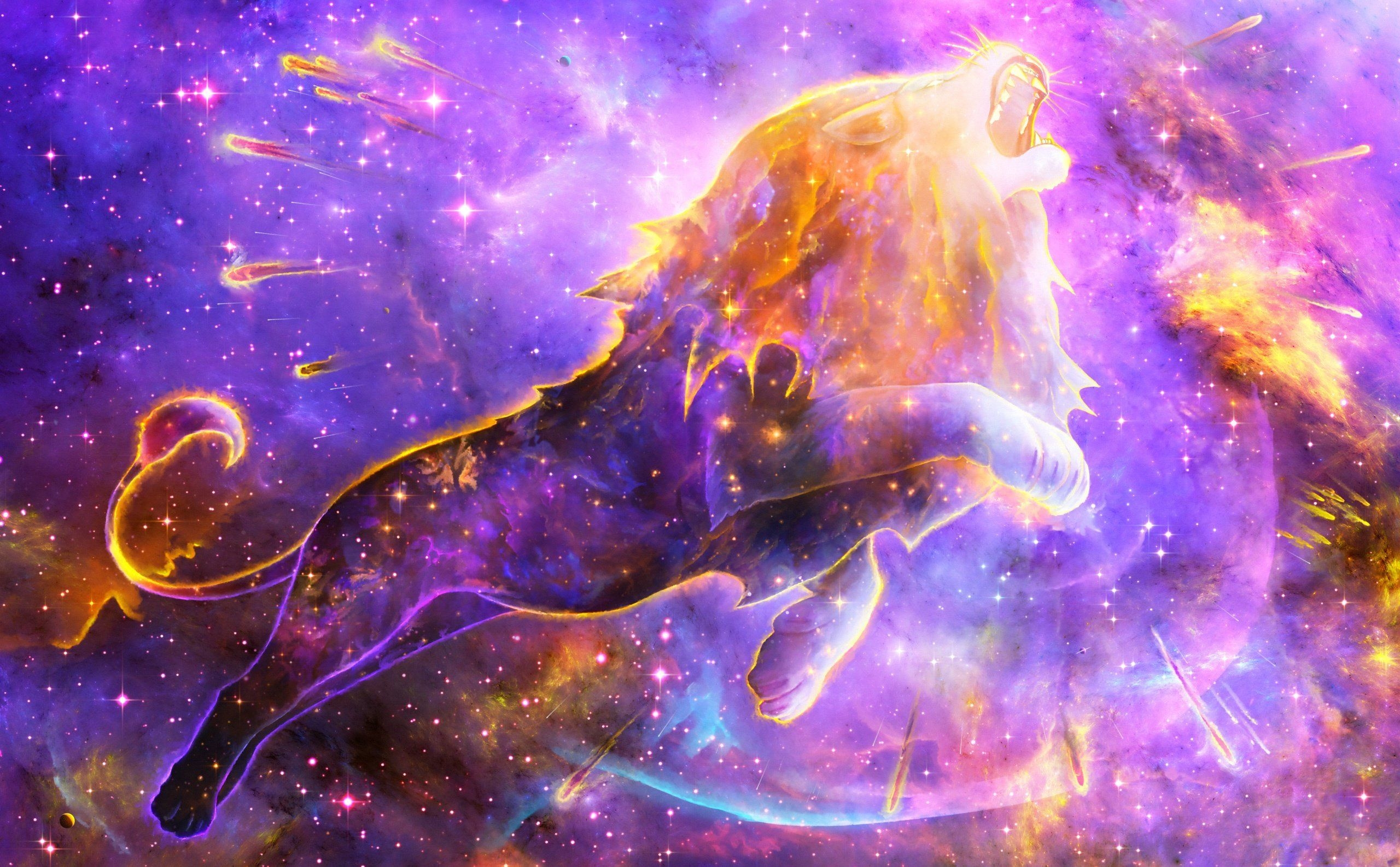 2560x1590 Galaxy Lion Wallpaper 2560×1587, Desktop