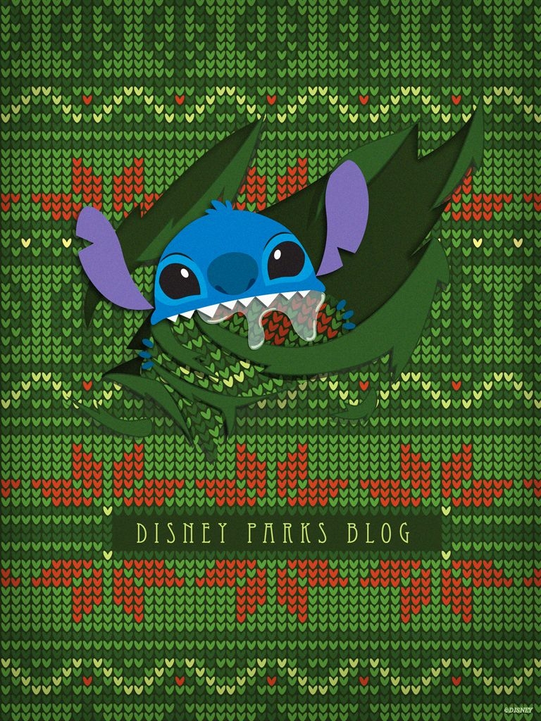 770x1030 Ugly Christmas Sweater Wallpaper featuring Stitch, Phone