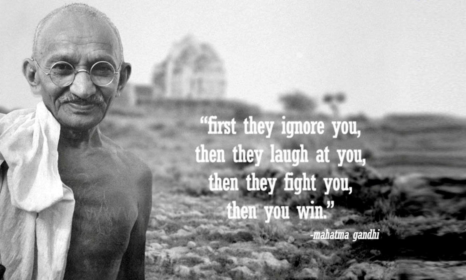 1600x970 Gandhi Jayanti Mahatma Gandhi Black N White HD Wallpaper, Desktop