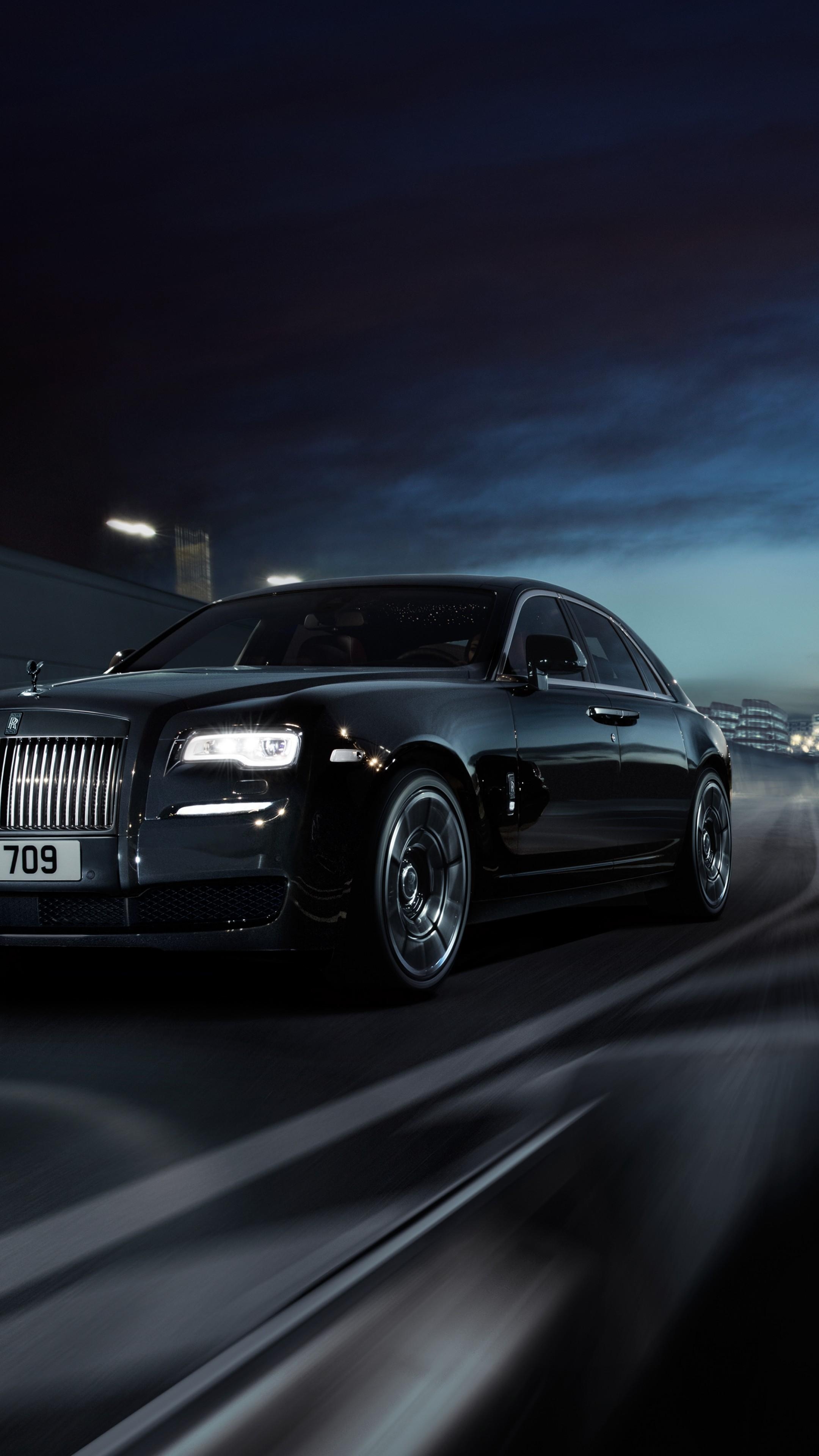 2160x3840 Wallpaper Rolls Royce Wraith Black Badge, Geneva Auto Show, Phone