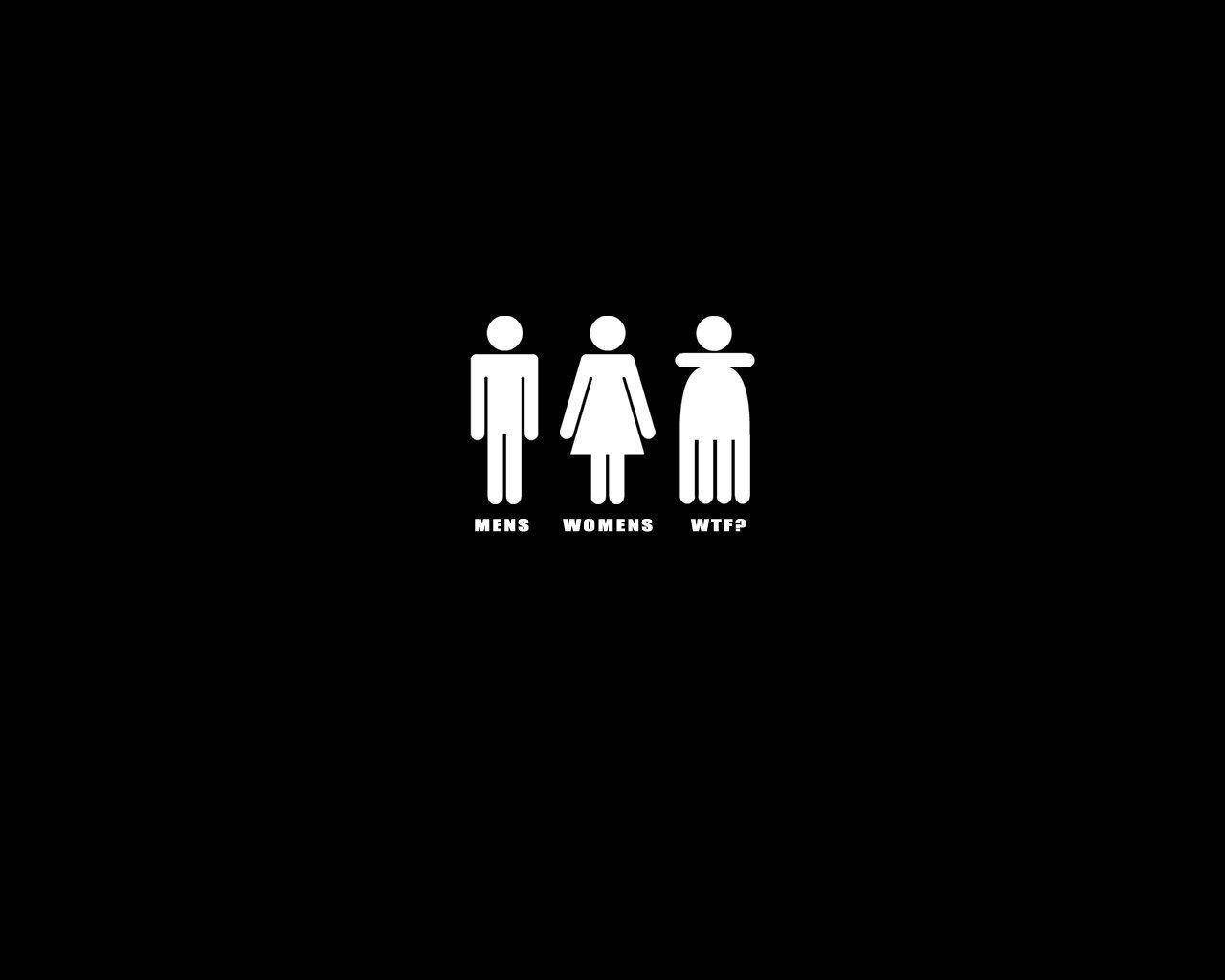 1280x1030 Cool Funny Gender Logo Wallpaper, Desktop