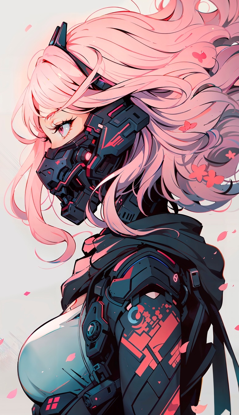 780x1360 Cyberpunk Girl Mobile Wallpaper H, Phone