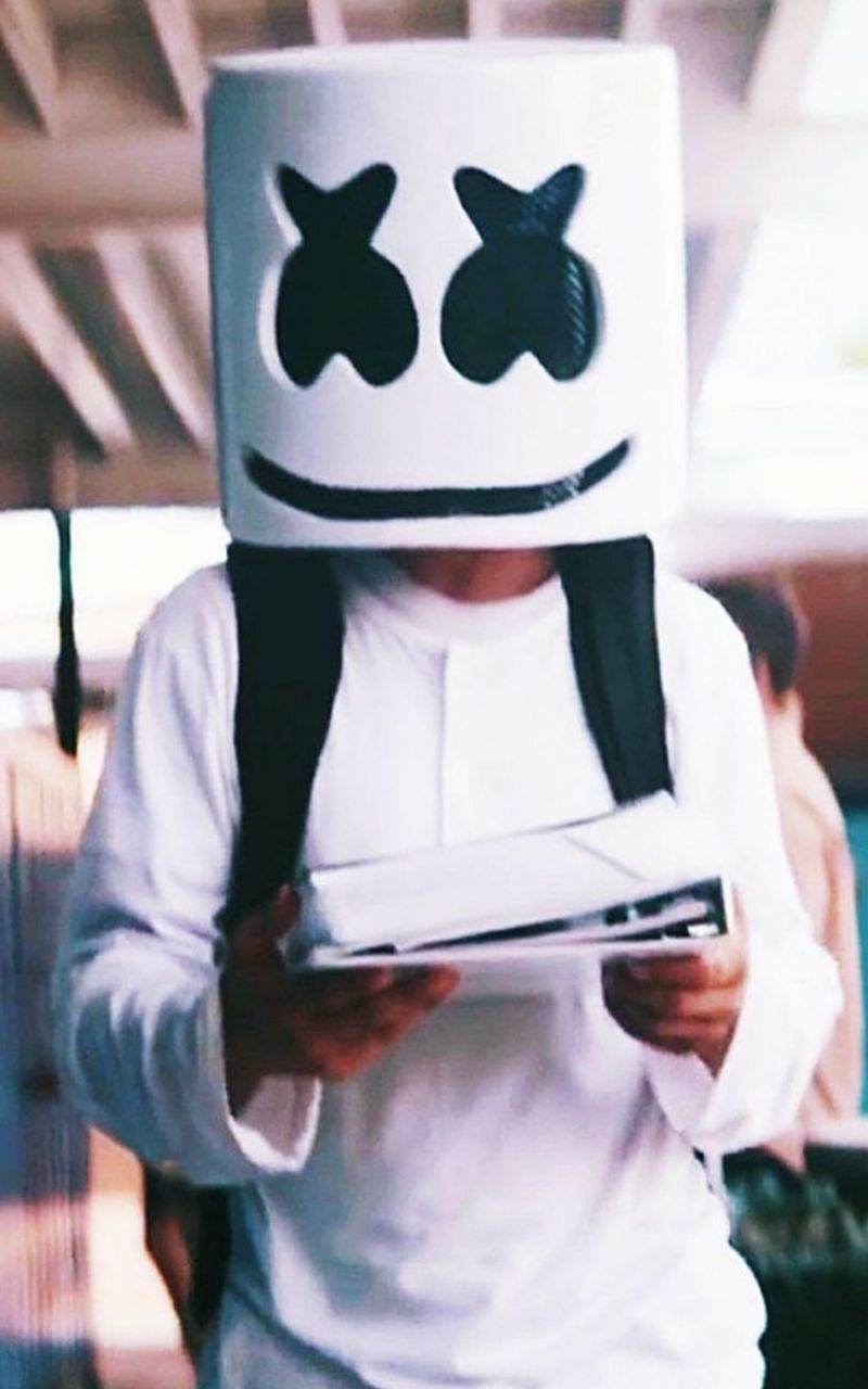 800x1280 Free download Download American Famous DJ Marshmello Pure 4K Ultra, Phone