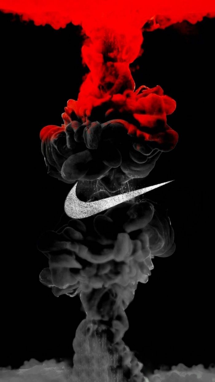 700x1250 Red and Black Nike Wallpaper Free Red and Black Nike Background, Phone