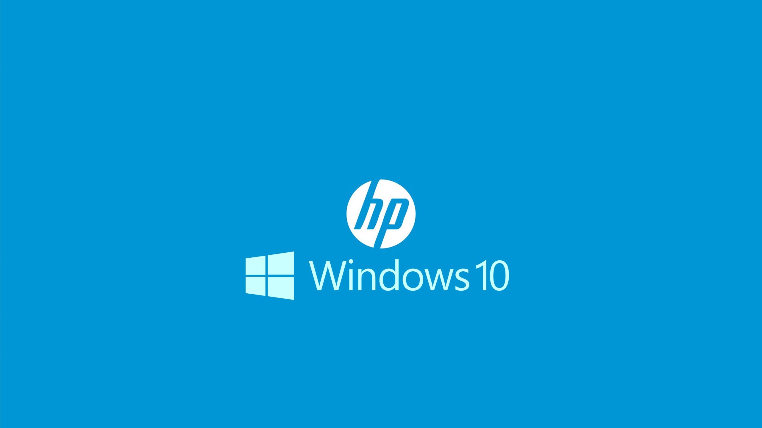 2560x1440 Windows 10 OEM Wallpaper for HP Laptops 03 0f 10 and Windows 10 Logo with Blue Background Wallpaper. Wallpaper Download. High Resolution Wallpaper, Desktop