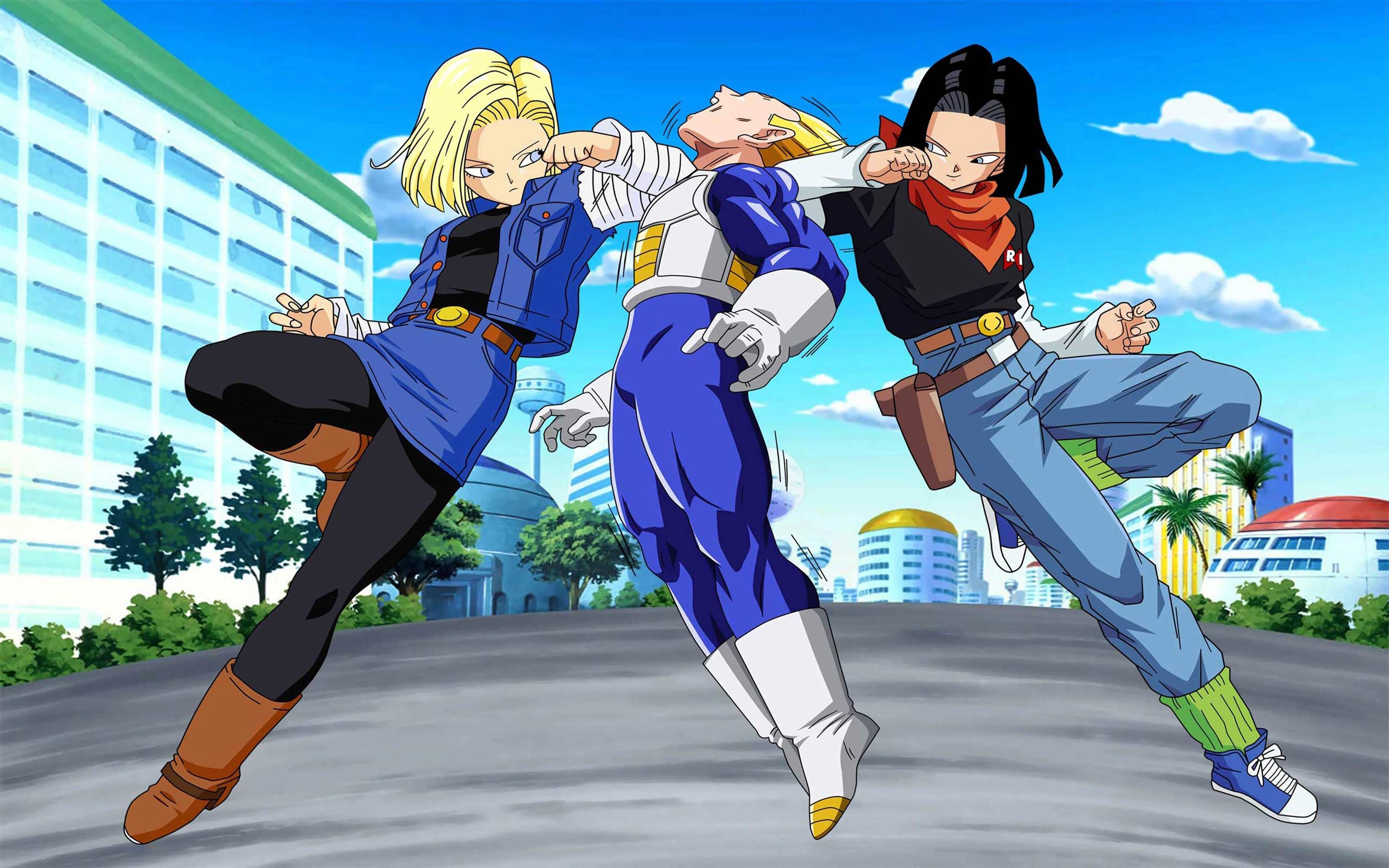 3200x2000 Free Dbz Android 18 And 17 Dbz Androids Wallpaper, 18, Desktop