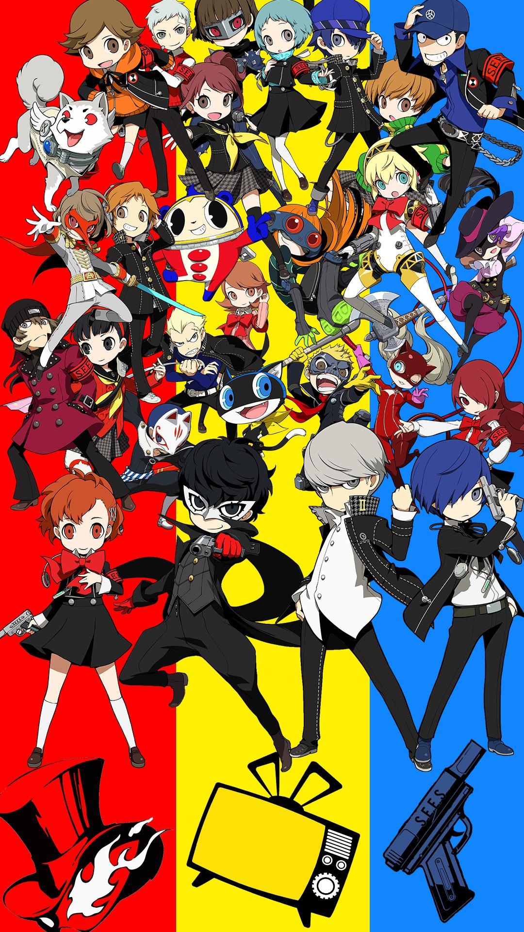 1080x1920 I made a Persona Q2 Mobile Wallpaper, Phone