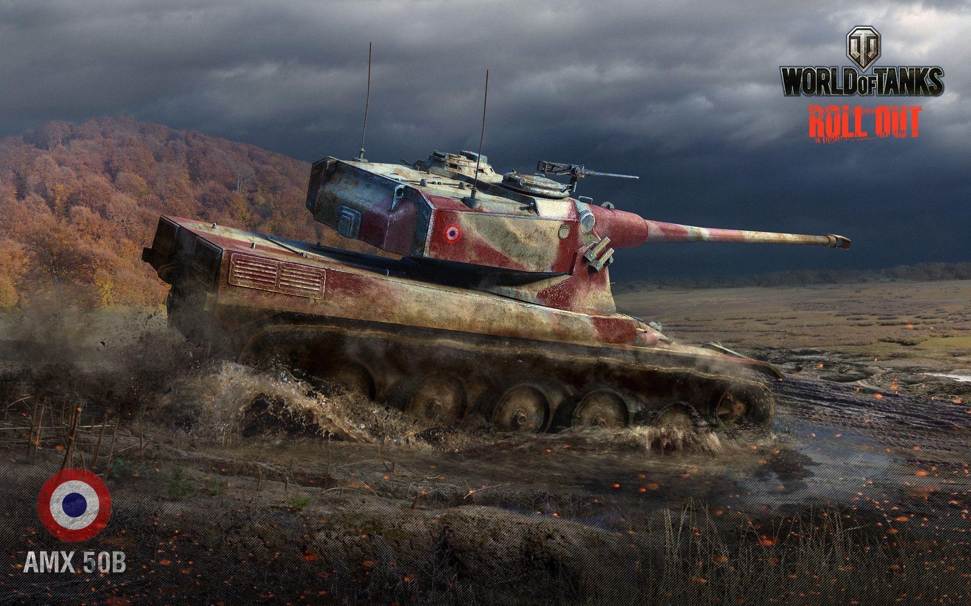 1920x1200 October Wallpaper without Calendar. Art. World of Tanks, Desktop