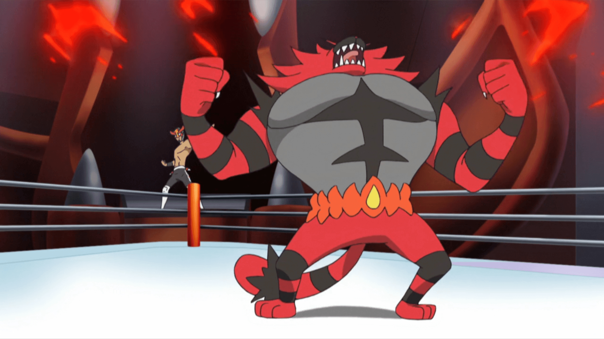 1920x1080 Kukui Incineroar Bulk Up.png. Pokémon, Desktop