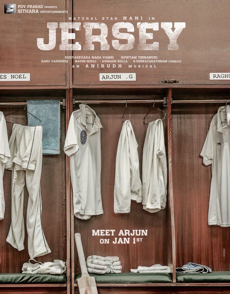 800x1030 Nani Jersey first look on 1st January, Phone