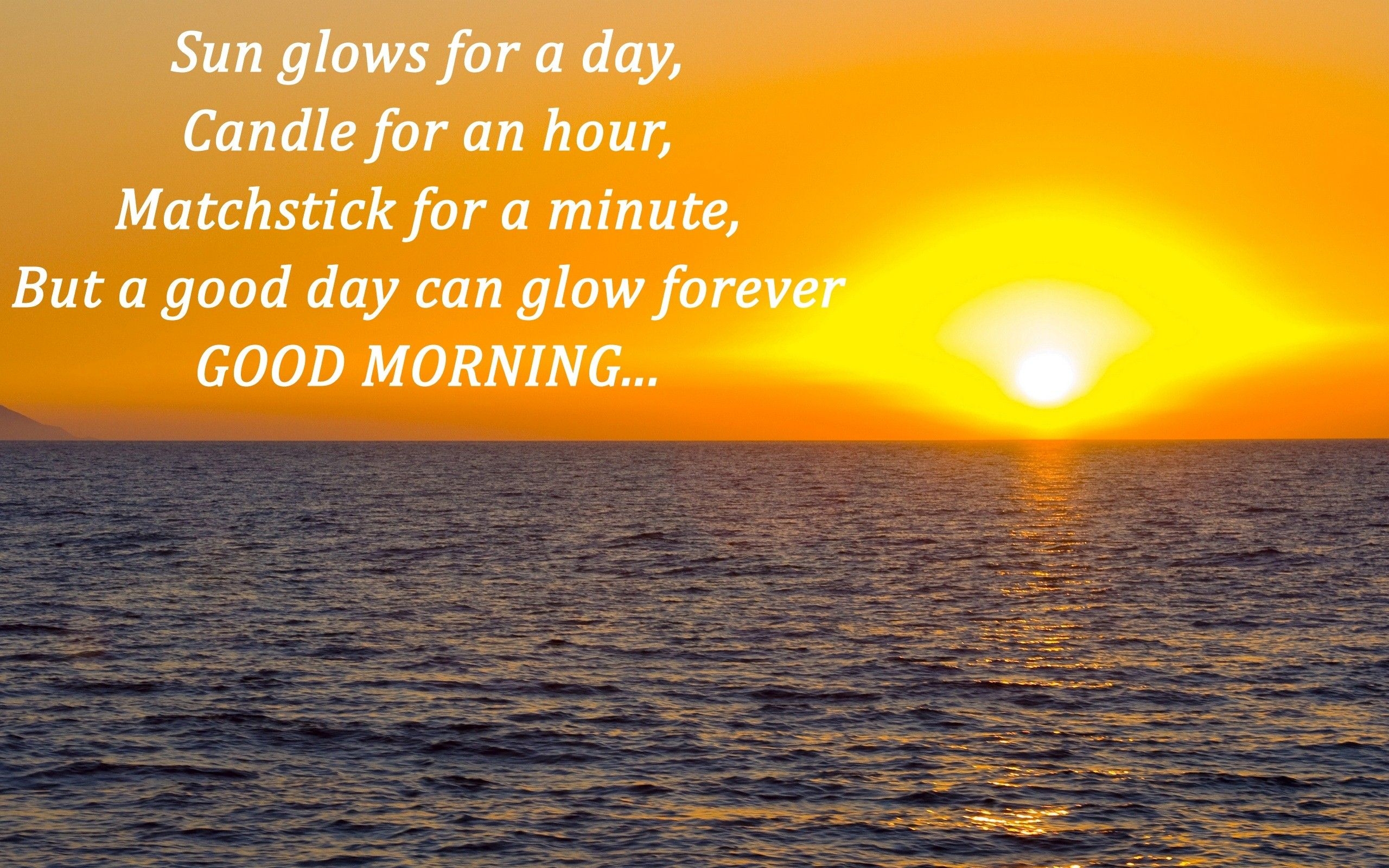 2560x1600 Free download Beautiful Good Morning Quote on Sun and Day HD, Desktop