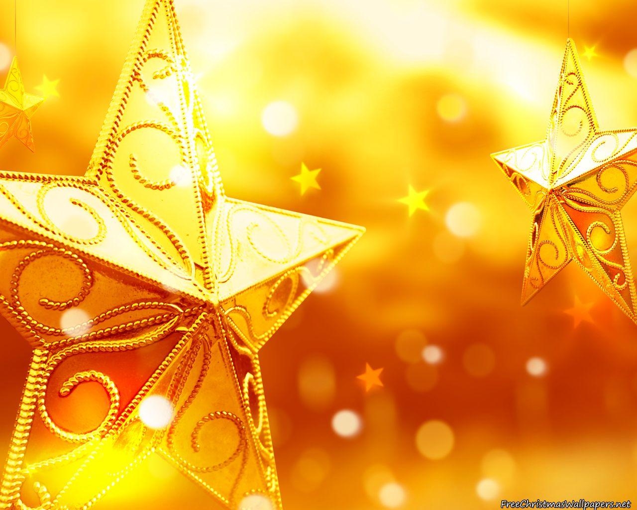 1280x1030 Yellow Christmas Star Ornaments. Christmas star, Ornament, Desktop