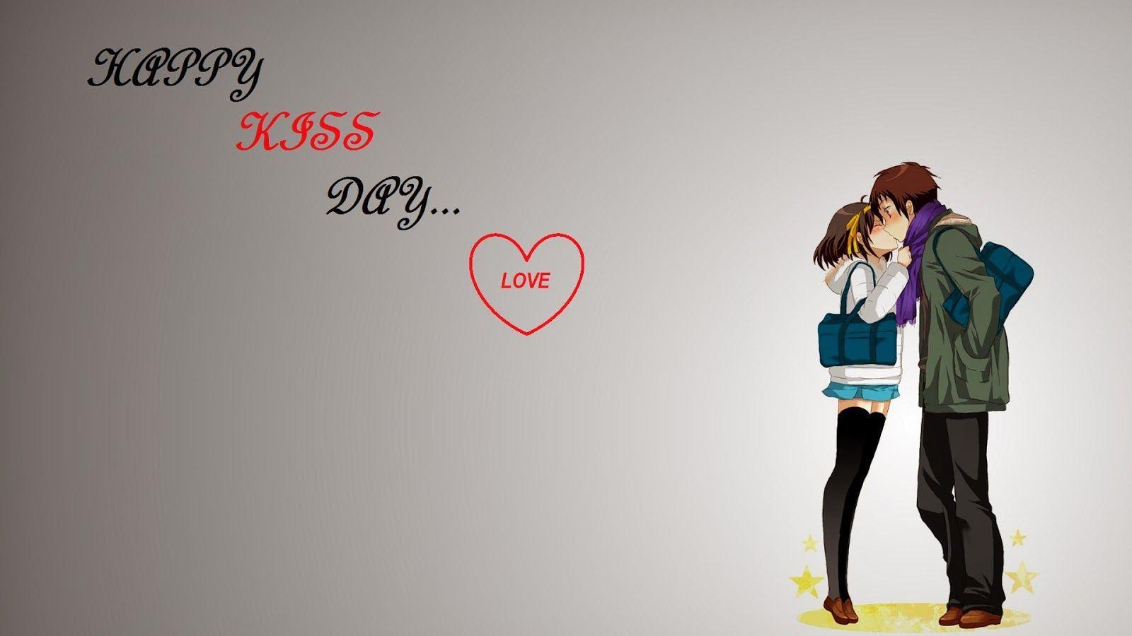 1600x900 Kiss Day Wallpaper for Mobile & Desktop, Desktop