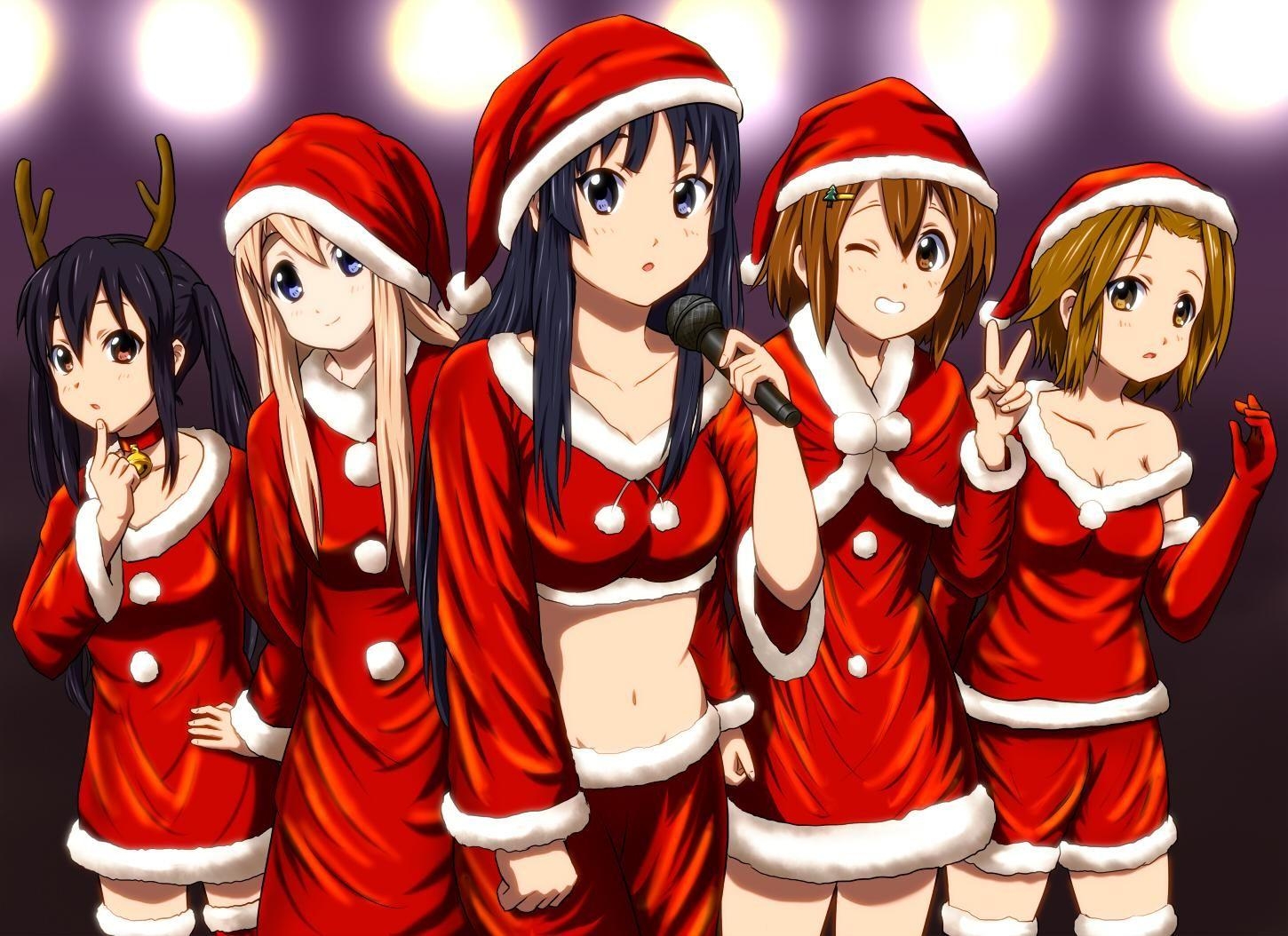 1450x1060 Christmas Anime Wallpaper HD Download, Desktop