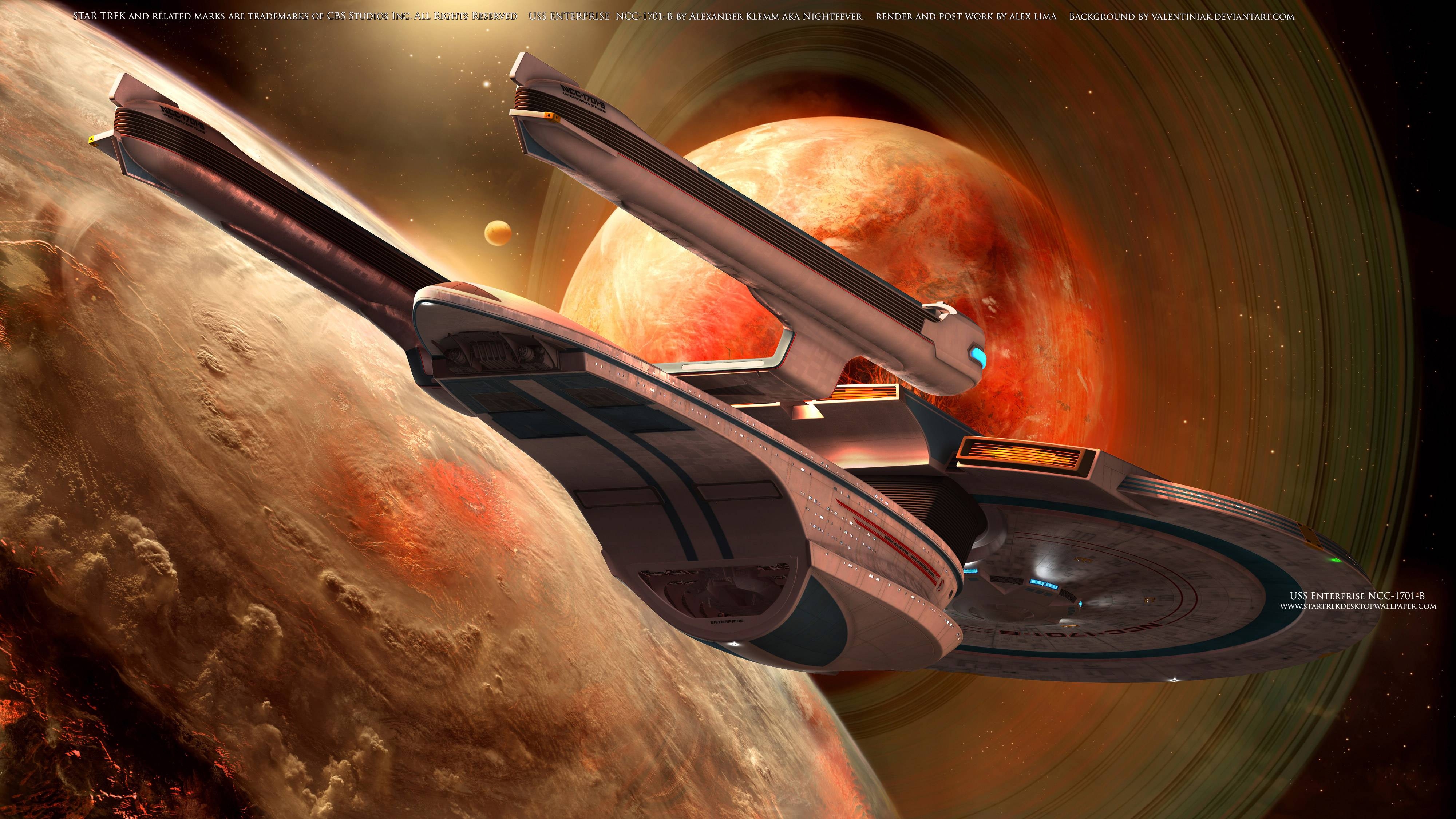 4000x2250 Star Trek USS Enterprise NCC 1701 B Space Exploration, Free Star, Desktop