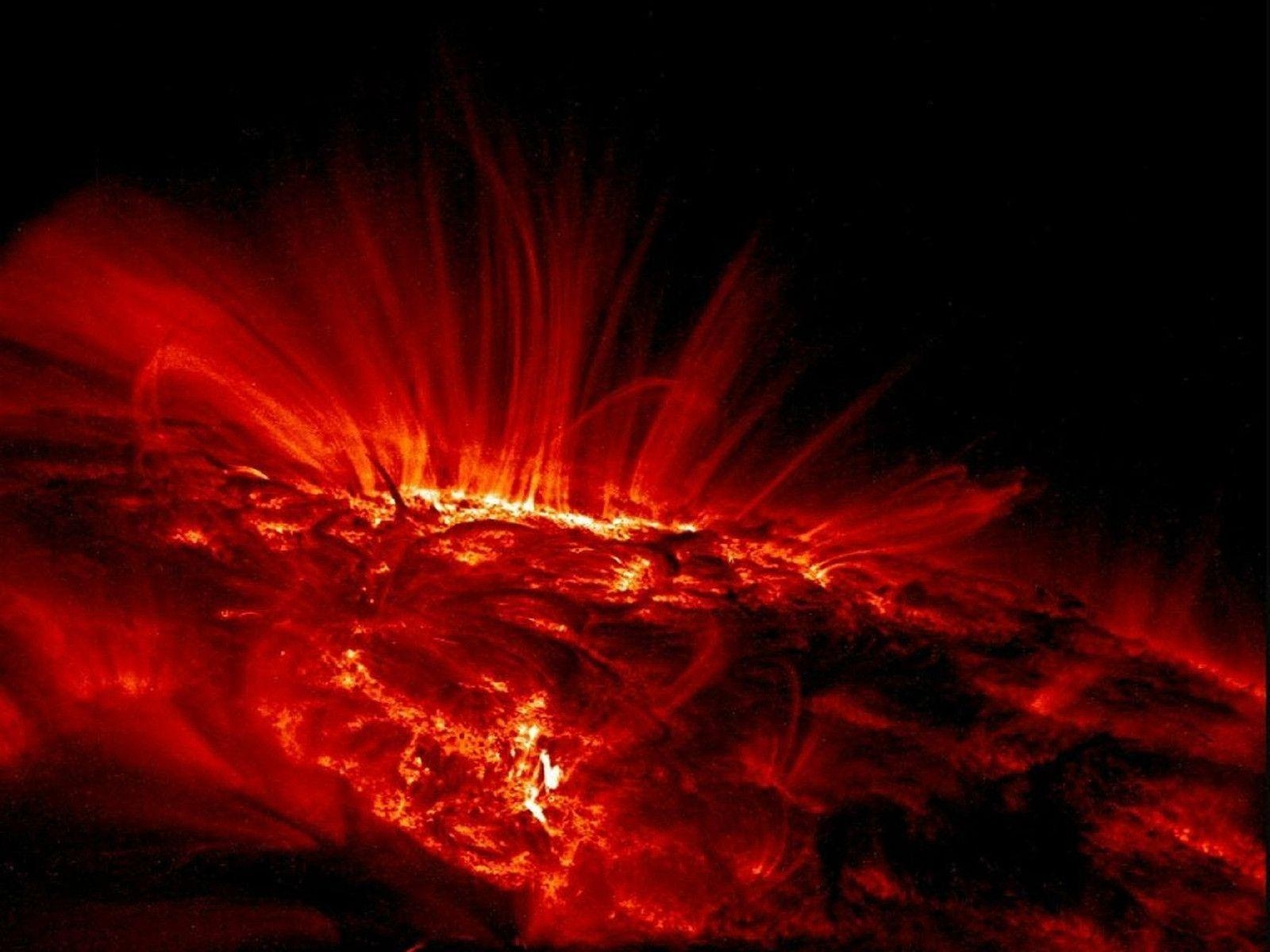 1600x1200 The Suns Solar Flares, Nasa, Desktop and mobile wallpaper, Desktop