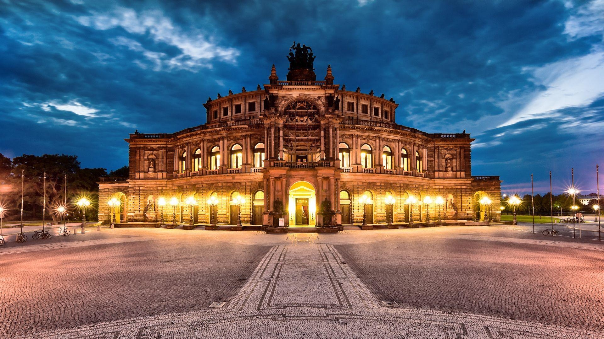 1920x1080 Dresden Opera Hous HD Wallpaper, Background Image, Desktop