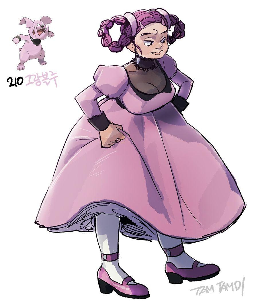 900x1060 Pokemon gijinka 209. 210. Snubbull Granbull. POKEMON, Phone