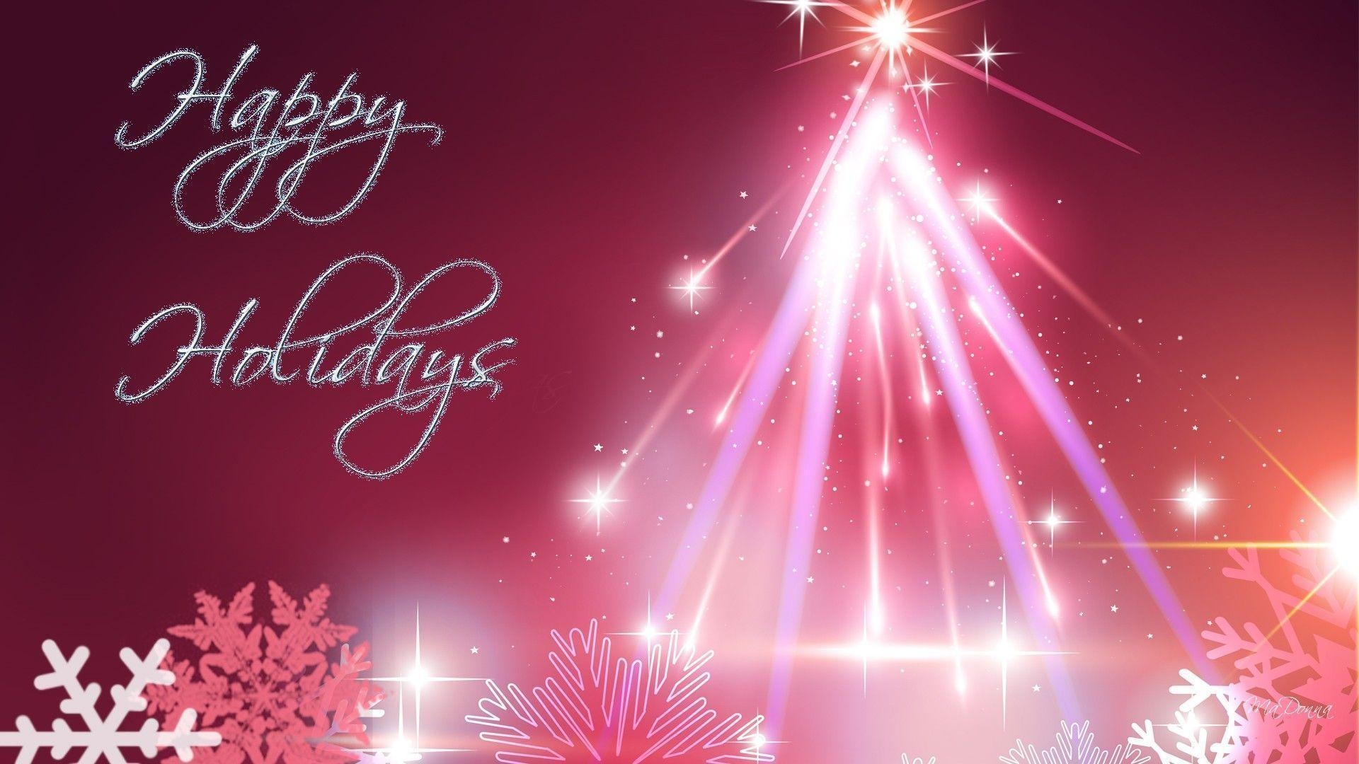 1920x1080 Pink Christmas Tree Wallpaper, Desktop