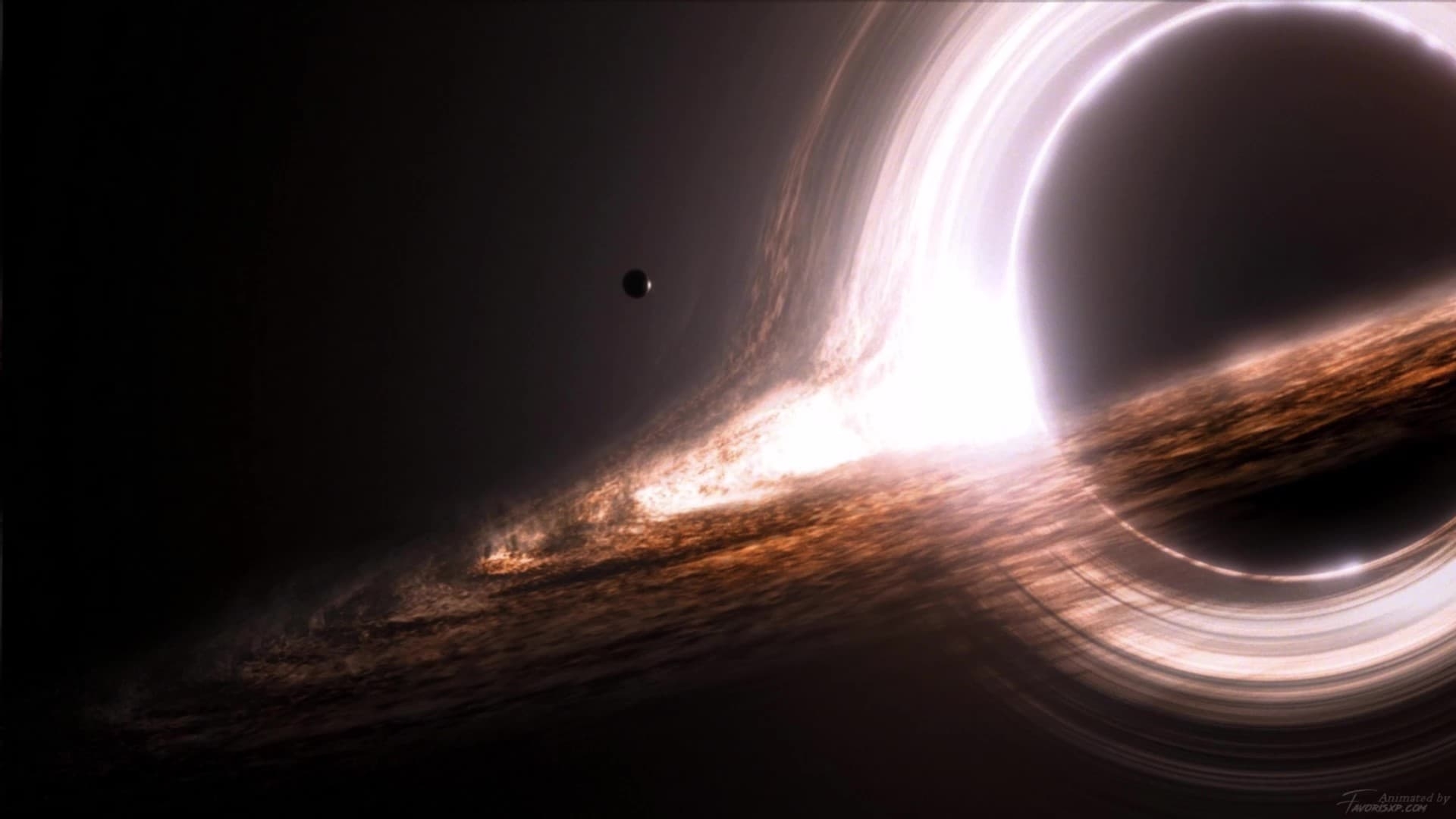 1920x1080 Interstellar Gargantua Black Hole Live, Desktop