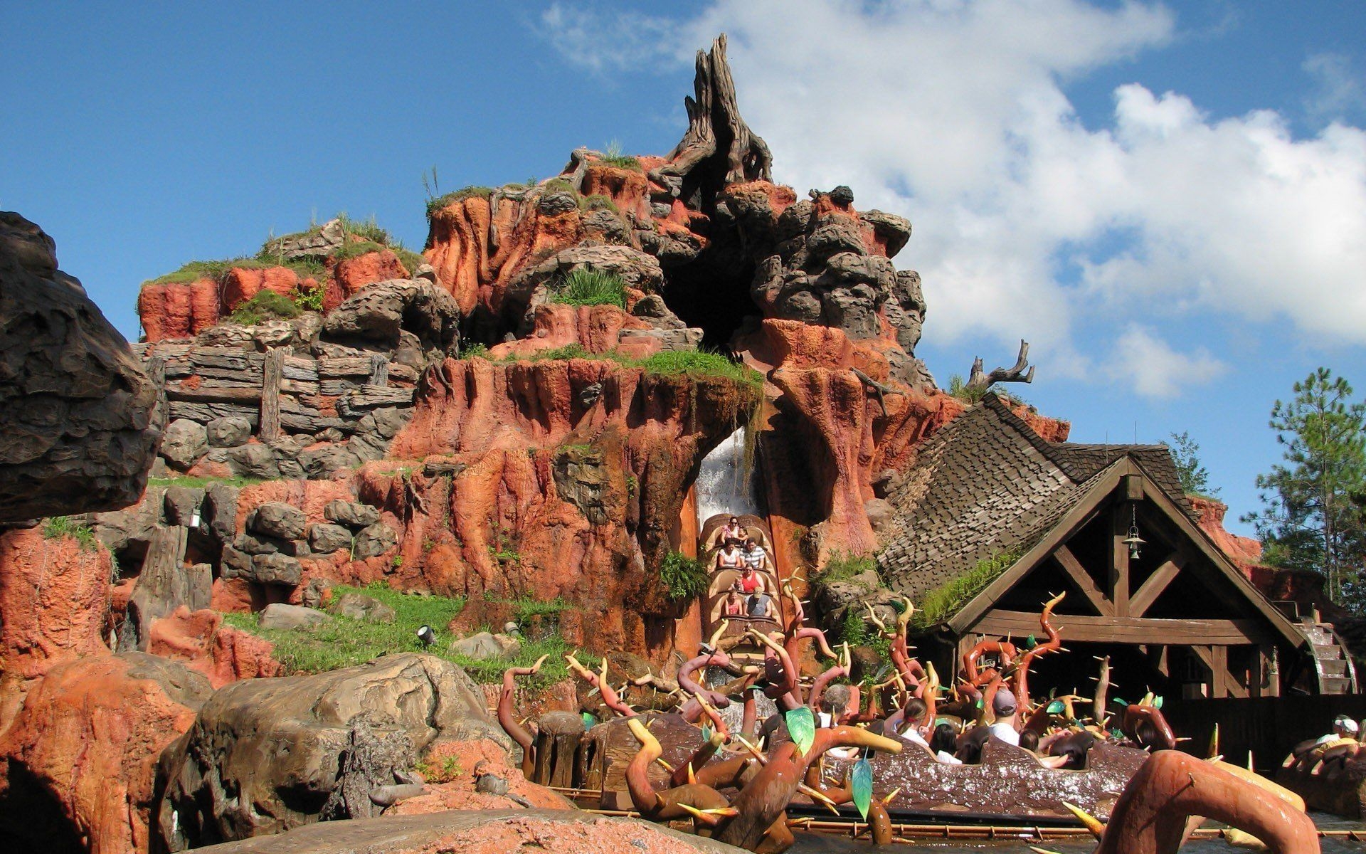 1920x1200 Splash Mountain HD wallpaper, Desktop