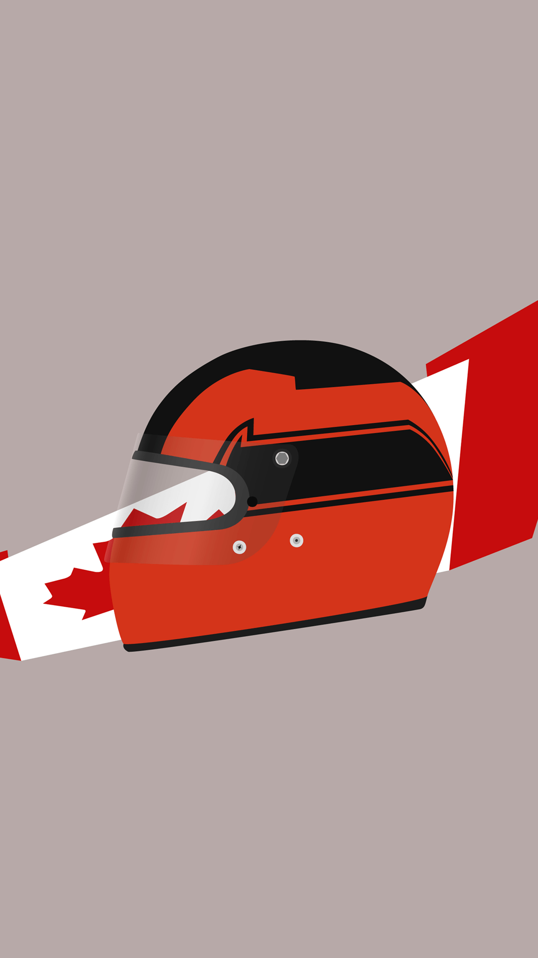 1080x1920 Design: Gilles Villeneuve's 1980 helmet, Phone