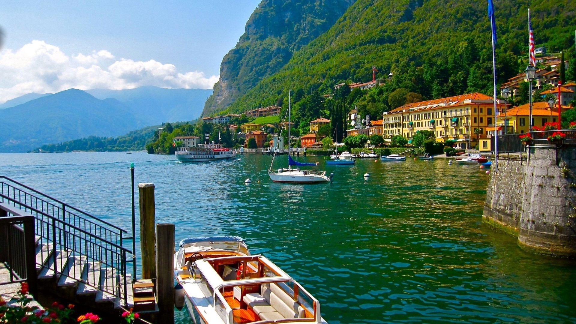 1920x1080 HD Lake Como Gallery HD Wallpaper, Desktop