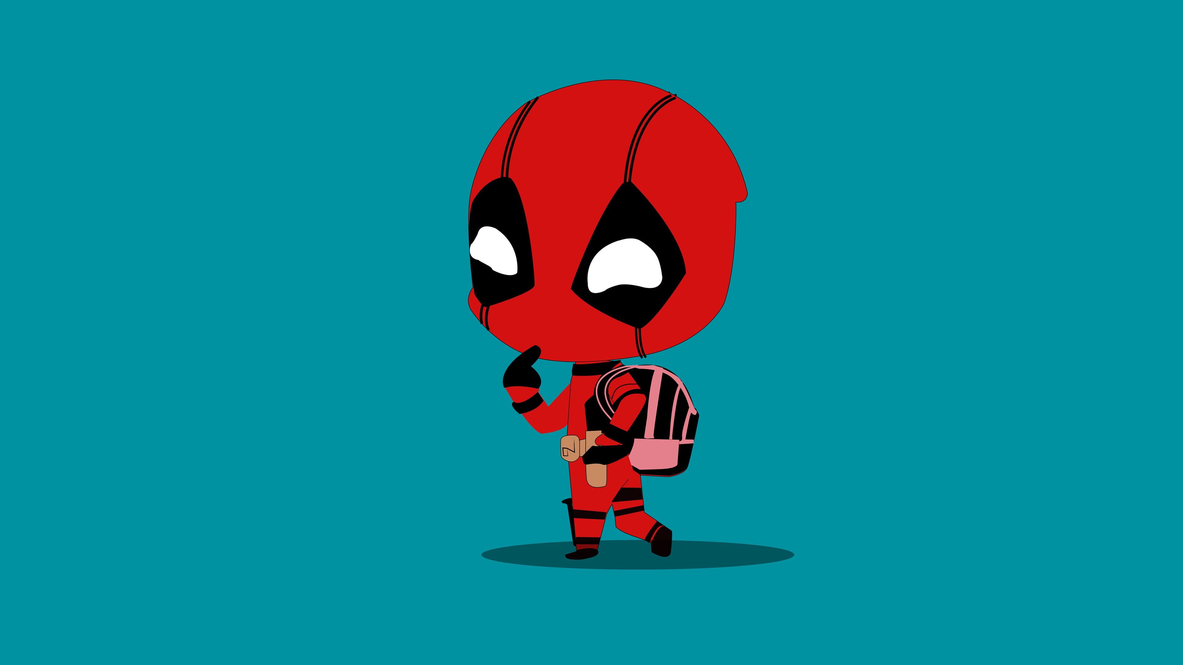 3840x2160 Little Deadpool 4k Superheroes Wallpaper, Hd Wallpaper, Digital Art Wallpaper, Deadpool Wallpaper, Behance Wa. Deadpool Wallpaper, Art Wallpaper, HD Wallpaper, Desktop