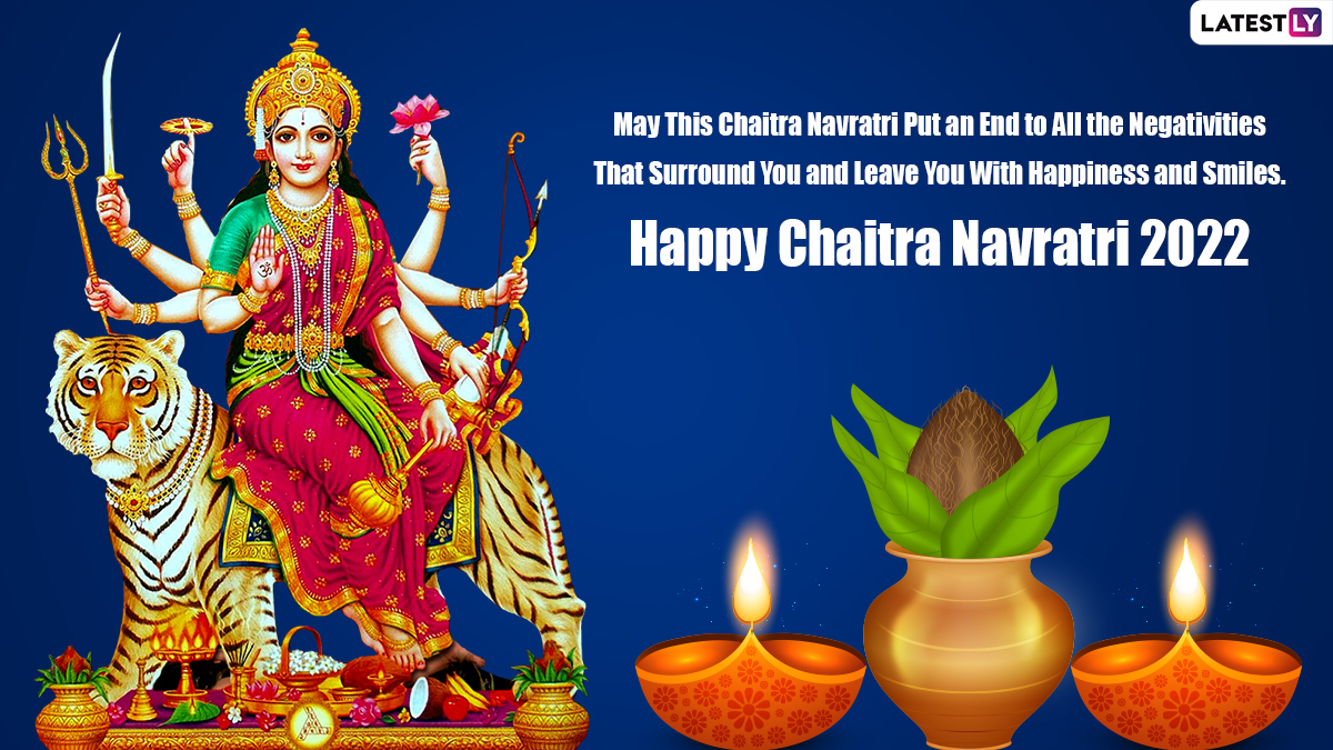 1200x680 Happy Chaitra Navratri 2022 Wishes: Download Navratri Message for WhatsApp in Hindi and English, Maa Durga Image, HD Wallpaper, Status and SMS To Celebrate the Festival, Desktop