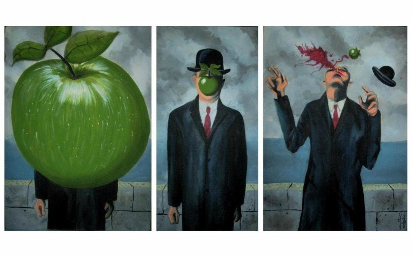 1440x900 Wallpaper Rene Magritte Pin The Son Of No One Latest Poster On. Desktop Background, Desktop