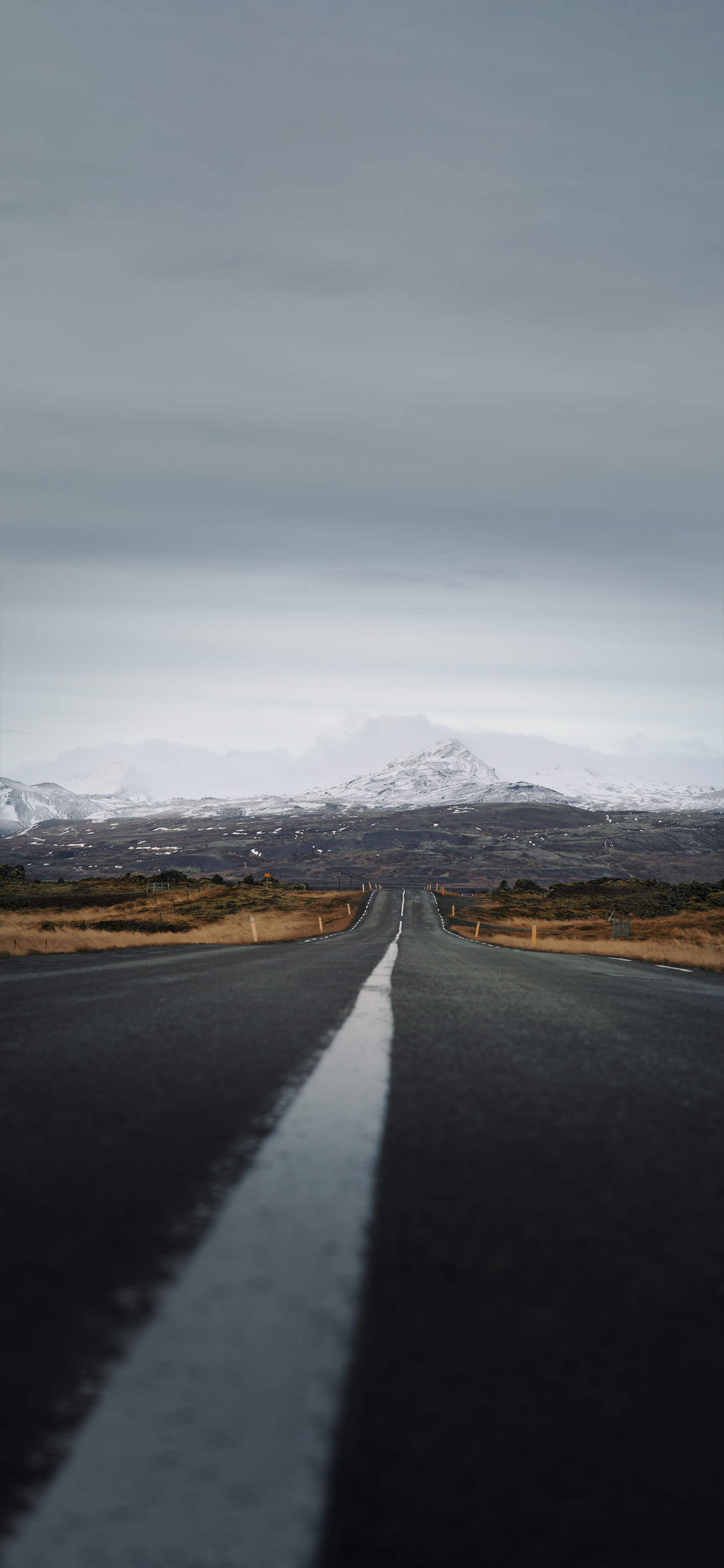 1420x3080 Road, Iceland. Around the World, Phone