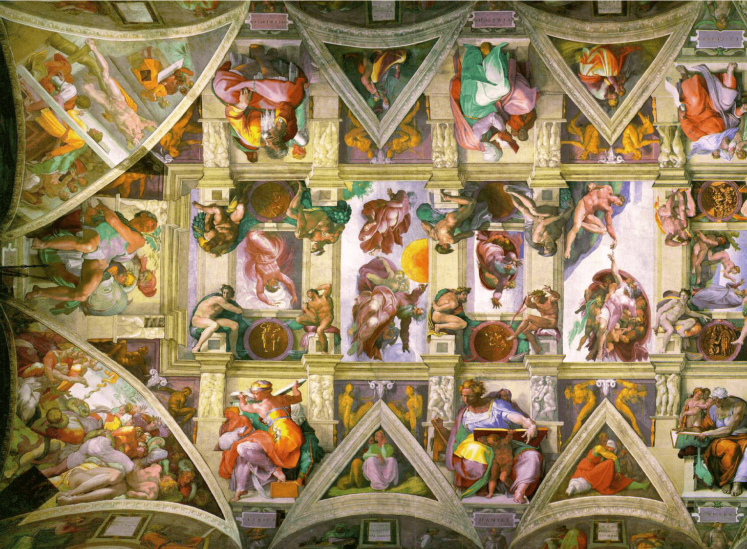 1530x1130 The Agony and the Ecstasy: Michelangelo's Sistine Chapel ceiling, Desktop