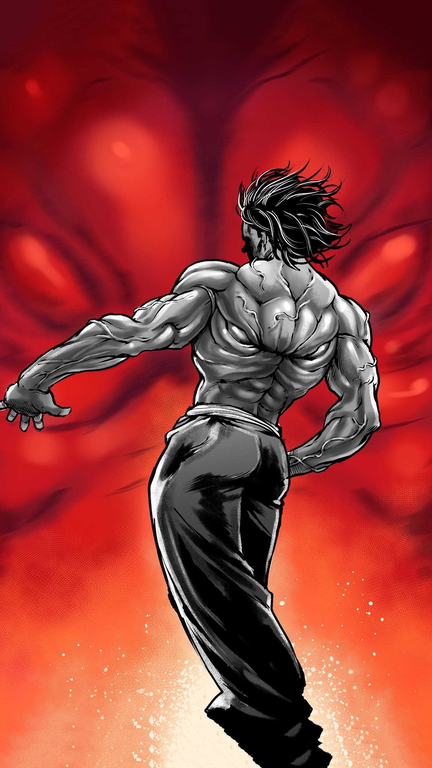 1440x2560 Yujiro Hanma Wallpaper, Phone