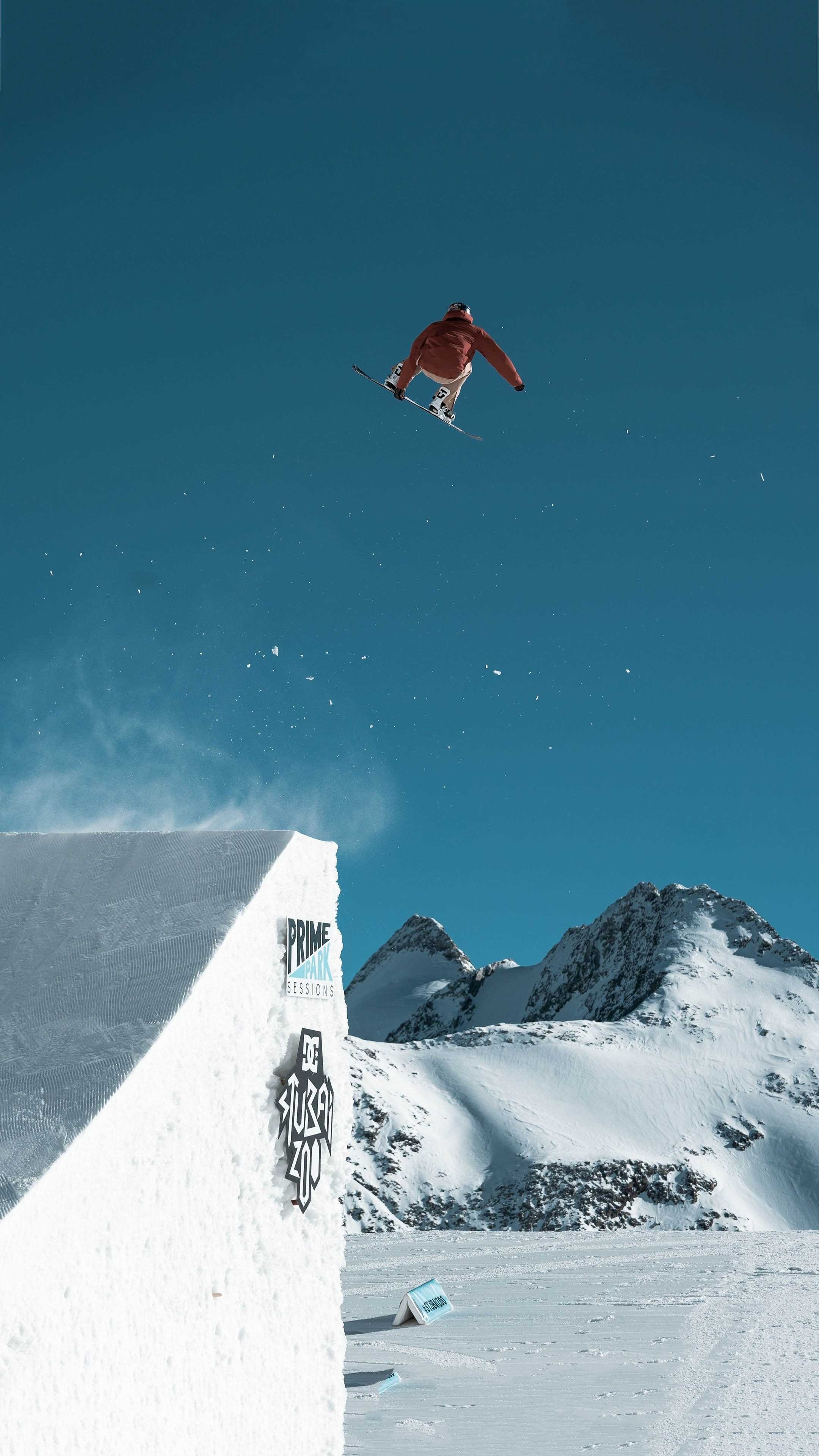 2160x3840 Snowboarding Wallpaper (image inside), Phone