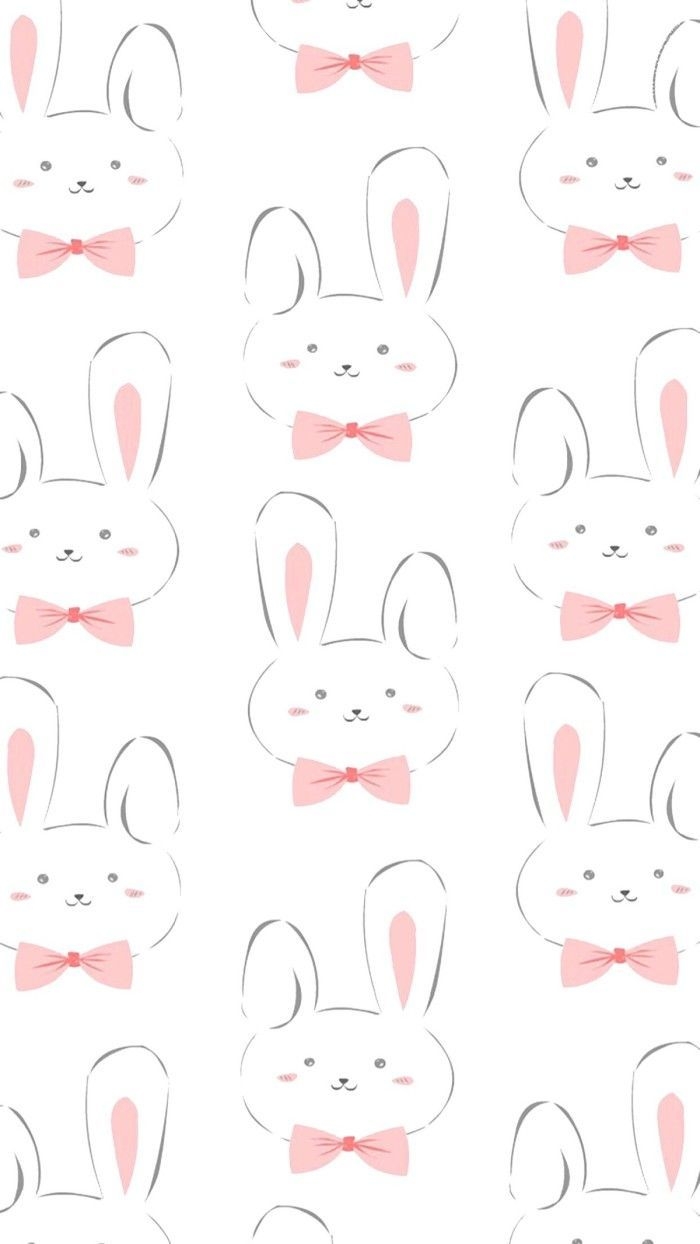 700x1250 Kawaii Bunny iPhone Wallpaper Free Kawaii Bunny iPhone Background - Rabbit wallpaper, Bunny wallpaper, Easter wallpaper, Phone