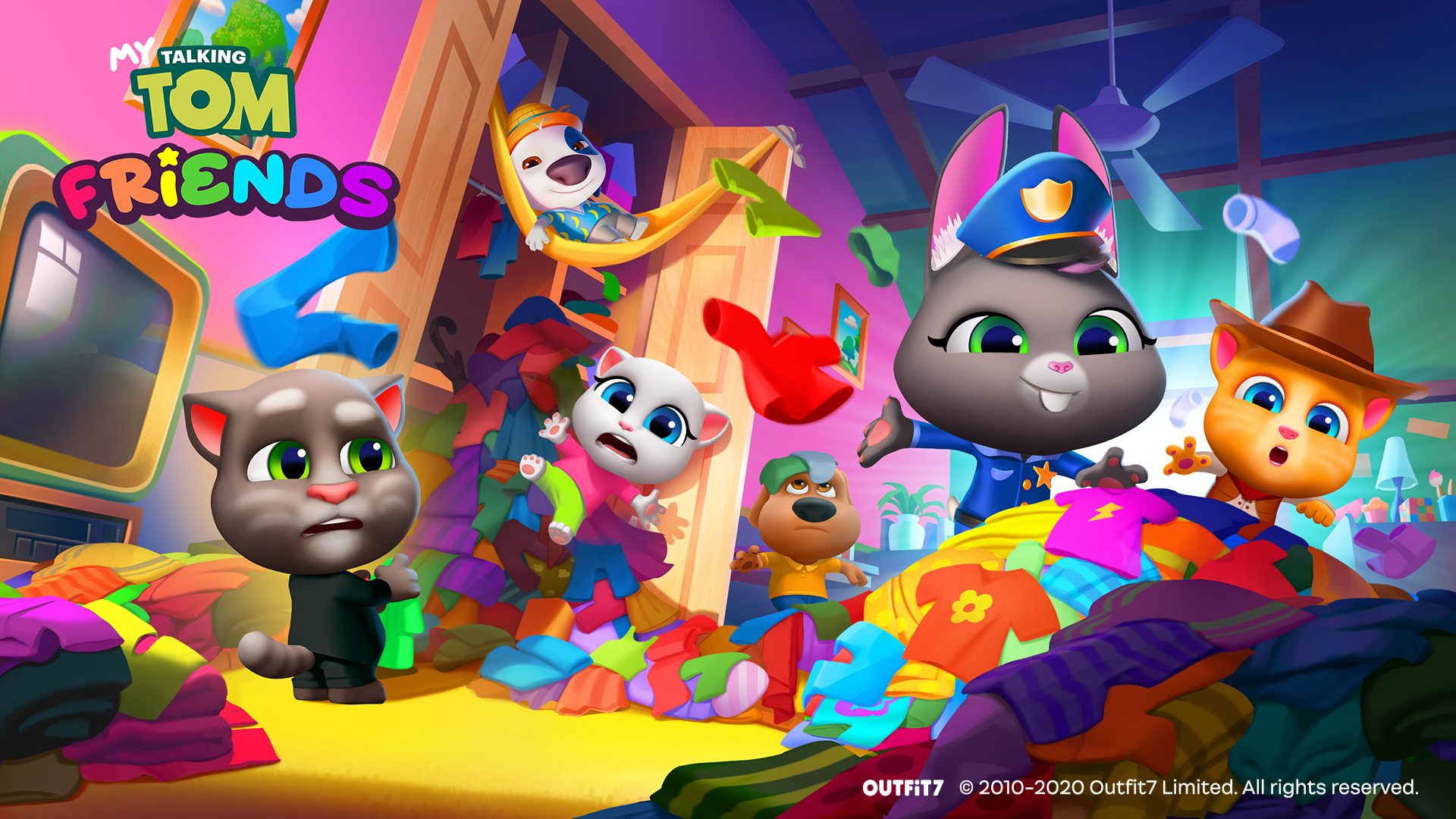 1920x1080 My Talking Tom Friends Achieves Record Breaking 60 Million Downloads, Desktop