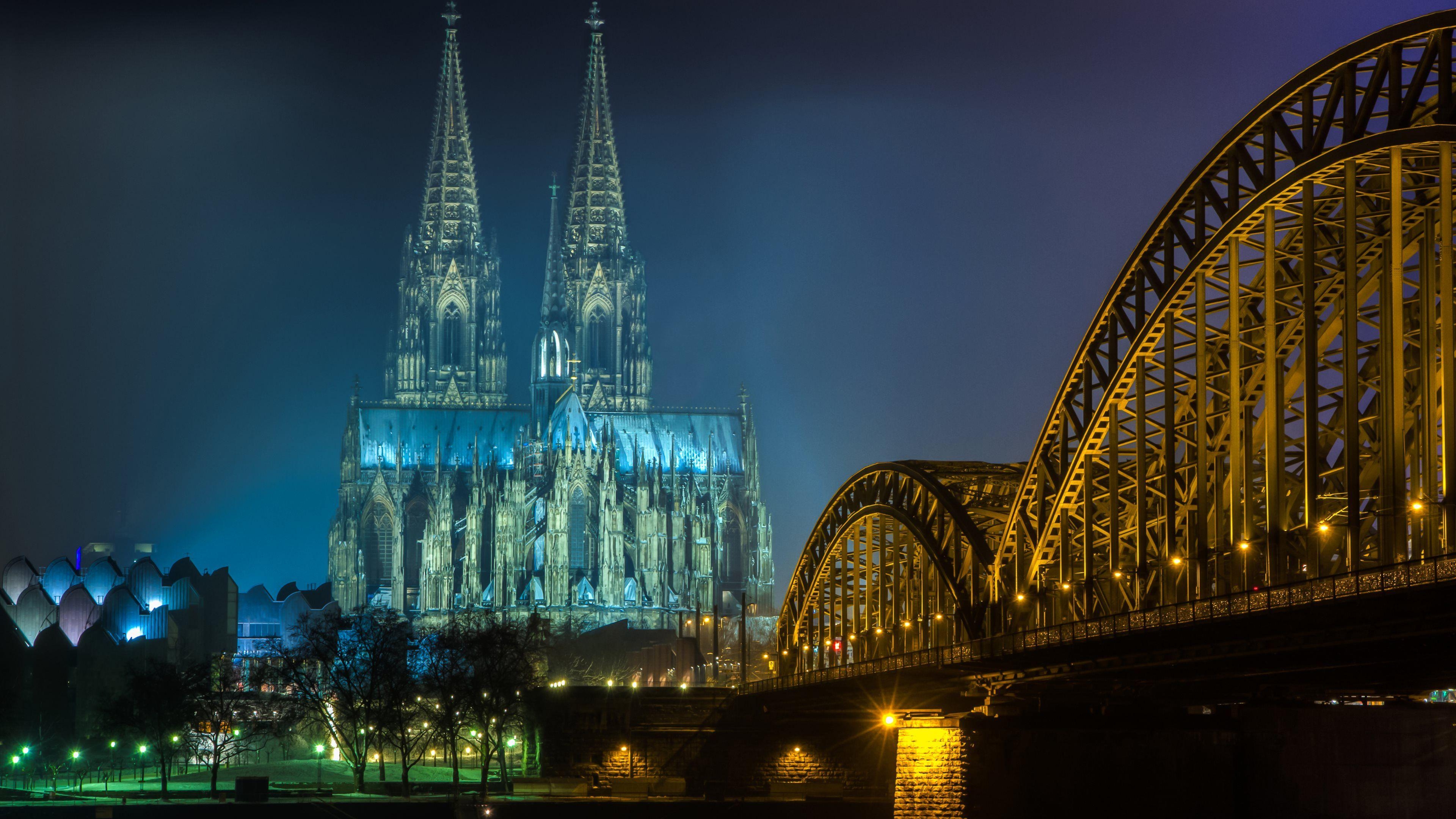 3840x2160 Cologne Cathedral 4k Ultra HD Wallpaper, Desktop